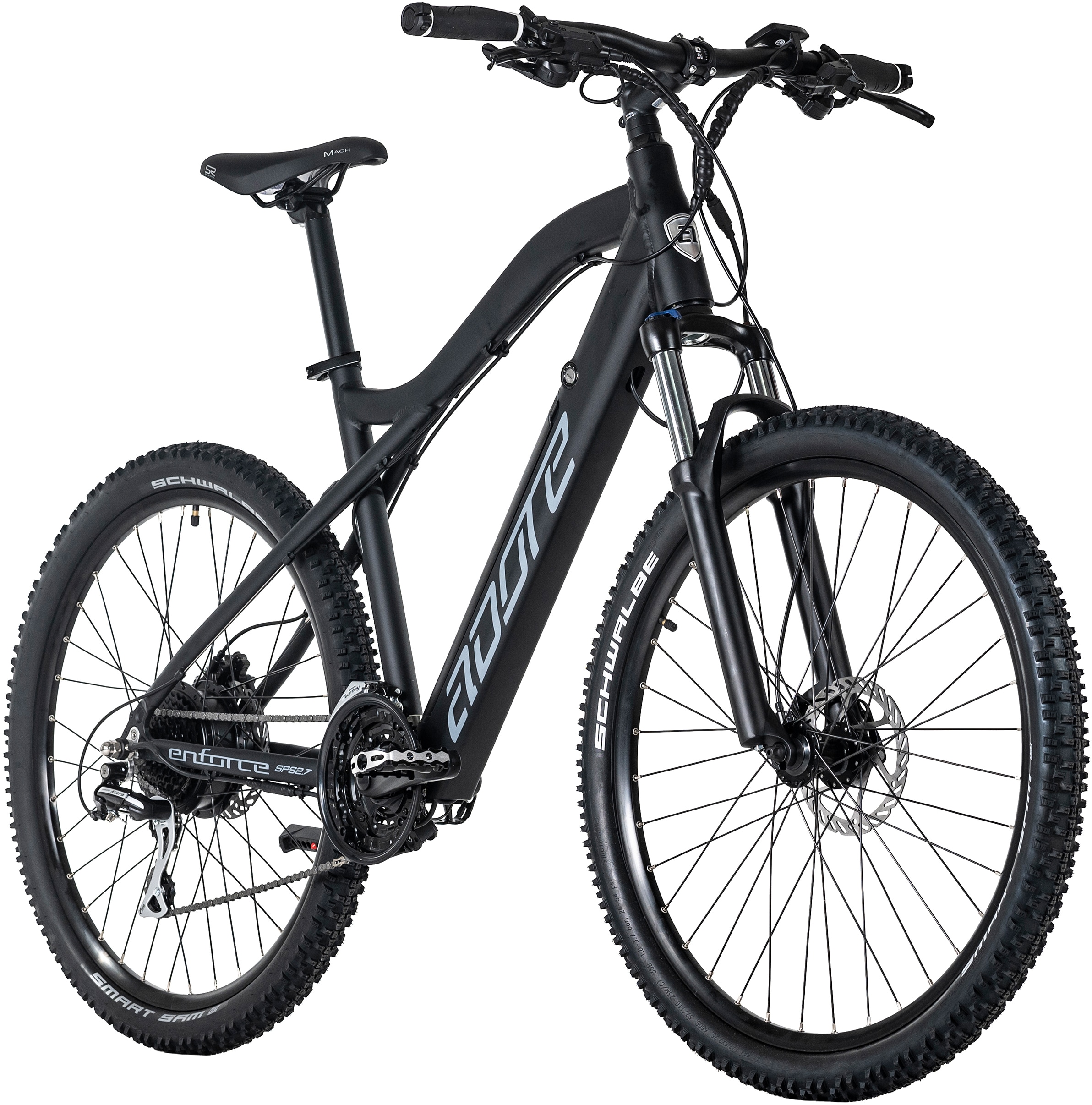 Adore »Enforce« 24 Gang Shimano Acera Schaltwerk Kettenschaltung Heckmotor 250 W Pedelec, Elektrofahrrad für Damen u. Herren, MTB