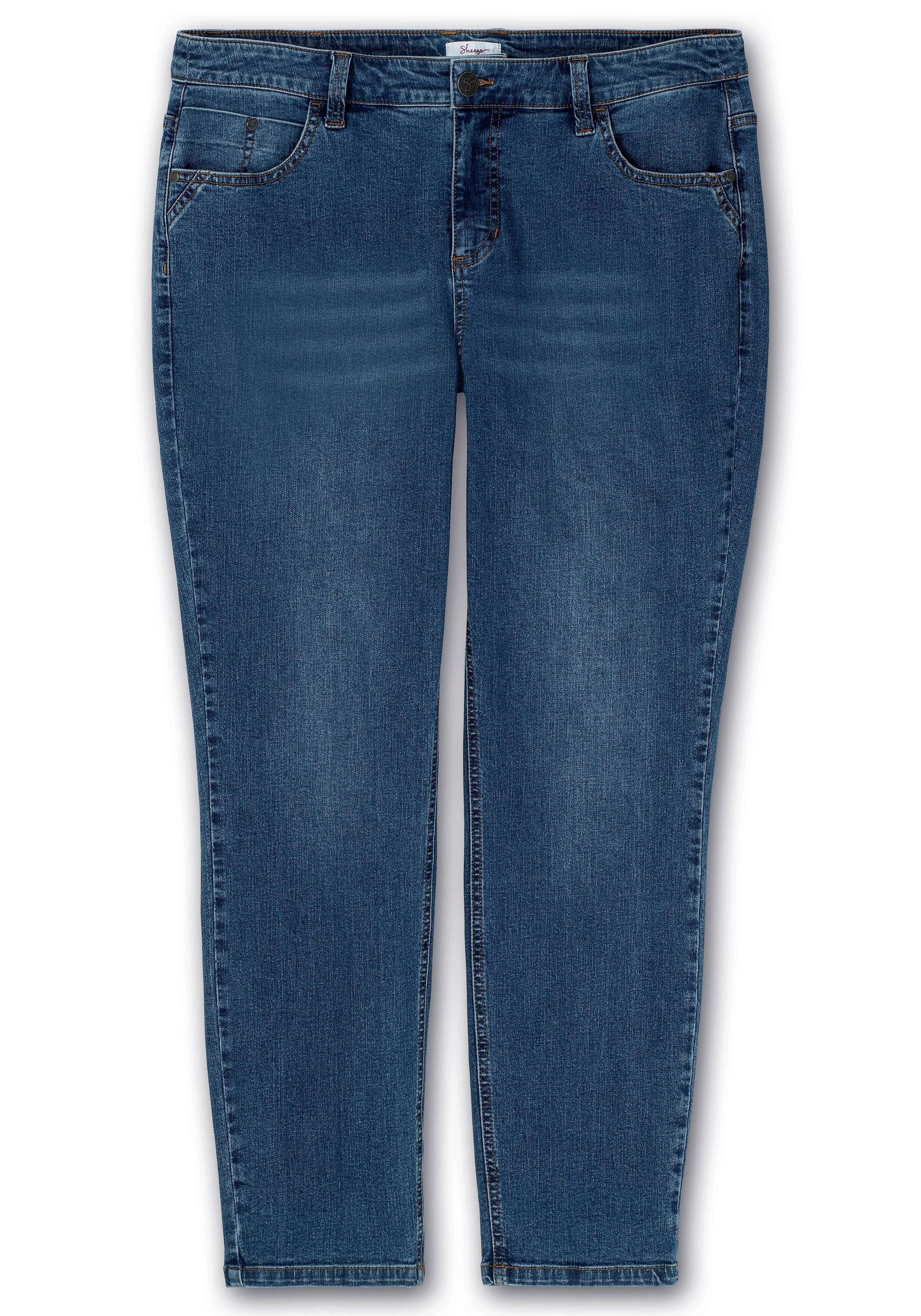 Sheego Stretch-Jeans »Jeans PIA, aus elastischem Denim«