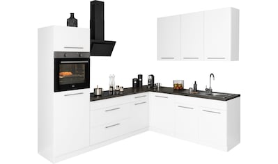 wiho Küchen Winkelküche »Unna«, mit E-Geräten, Stellbreite 260 x 220 cm kaufen