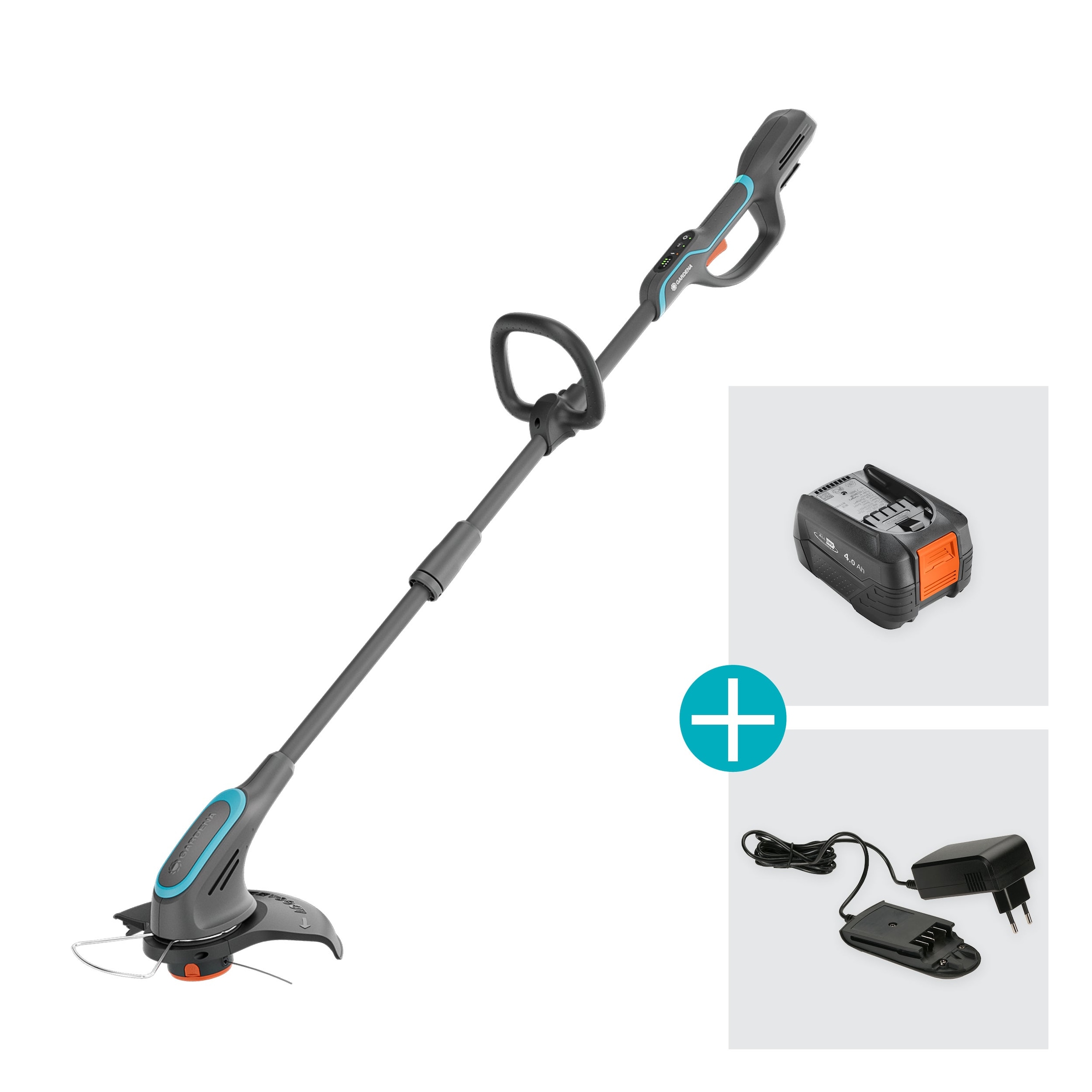 GARDENA Akku-Rasentrimmer »PowerTrim 30/18V P4A Ready-To-Use Set« inkl. Akku und Ladegerät