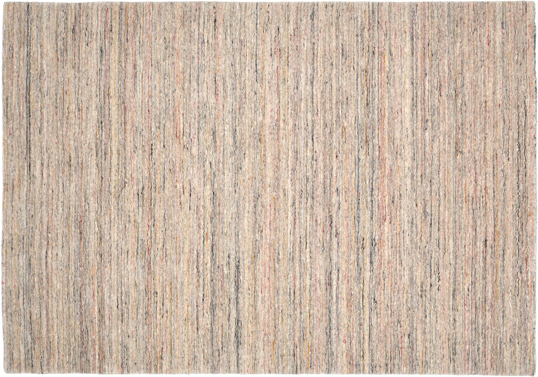 OCI DIE TEPPICHMARKE Wollteppich »HAPINOA« rechteckig 16 mm Höhe handgewebt, reine Wolle, Naturfasern, Hochwertig, Wohnzimmer