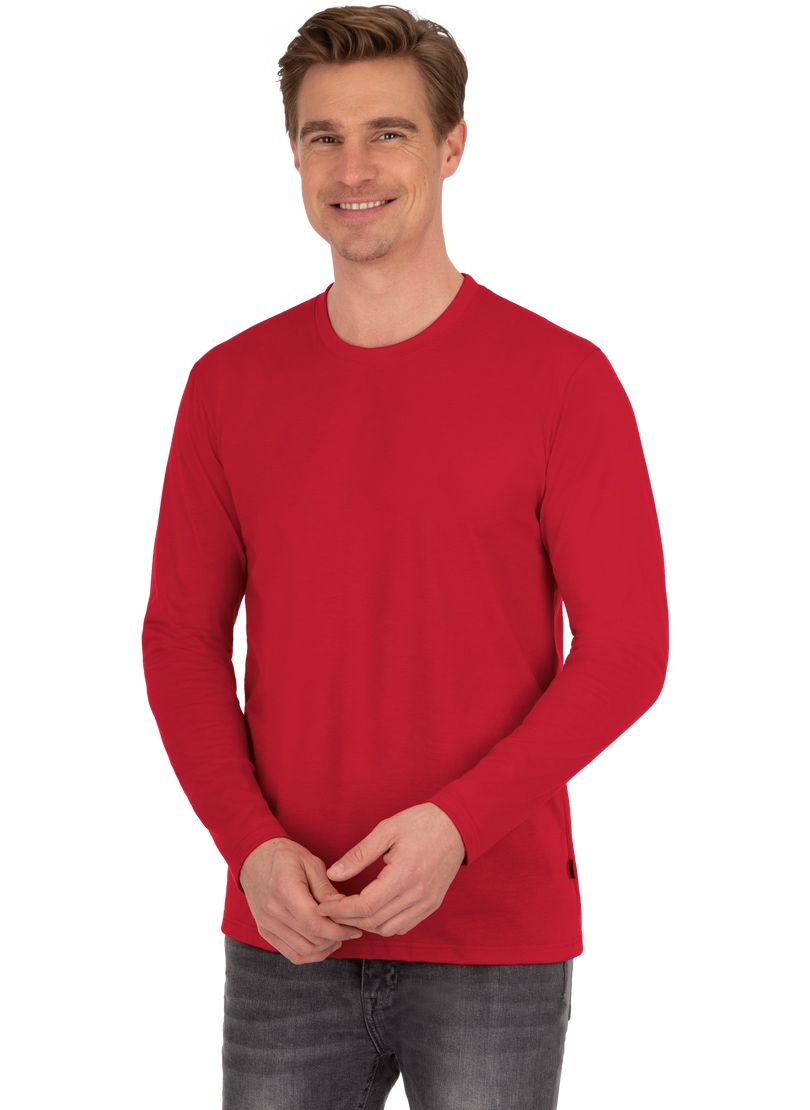 Trigema T-Shirt »TRIGEMA Langarmshirt aus 100% Baumwolle«, (1 tlg.)
