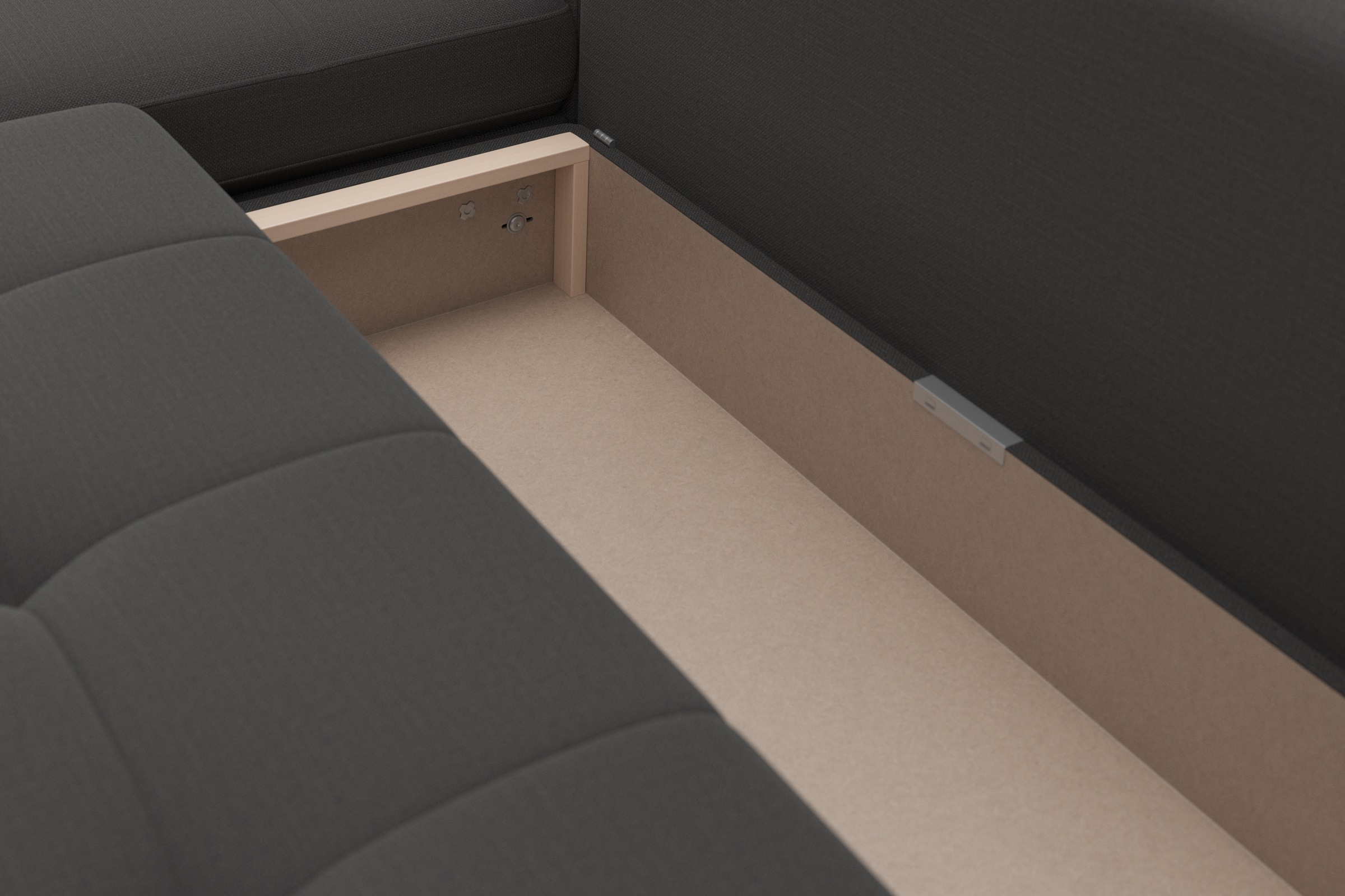 sit&more Ecksofa »Latigo L-Form«, mit Mega-Recamiere, wahlweise mit Bettfunktion und Bettkasten