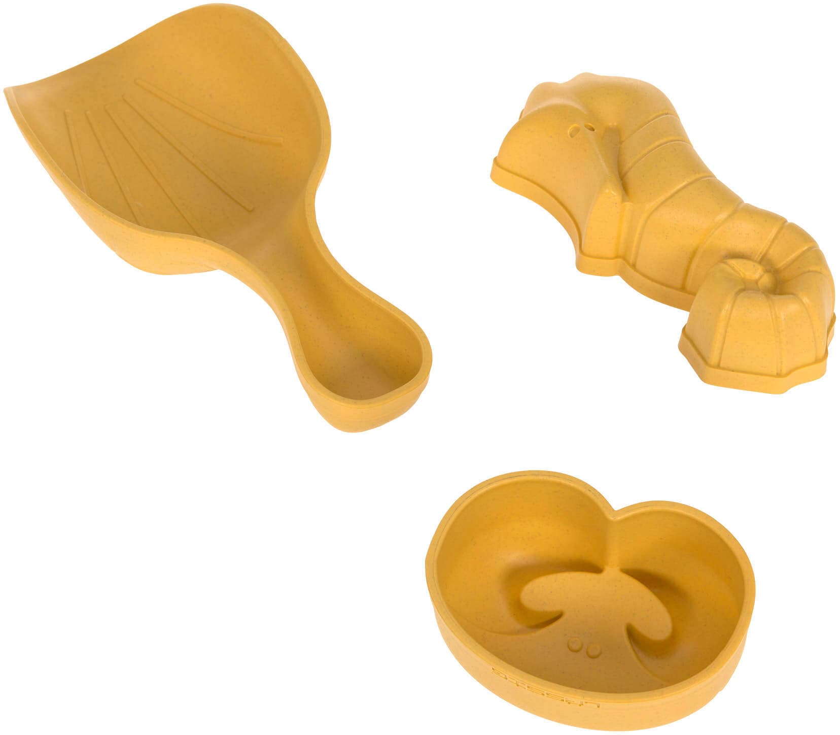 LÄSSIG Sandform-Set »Sandspielzeug 5er Set Water Friends, yellow«, (Set, 5 tlg.), Material aus ressourcenschonendem Biokomposit