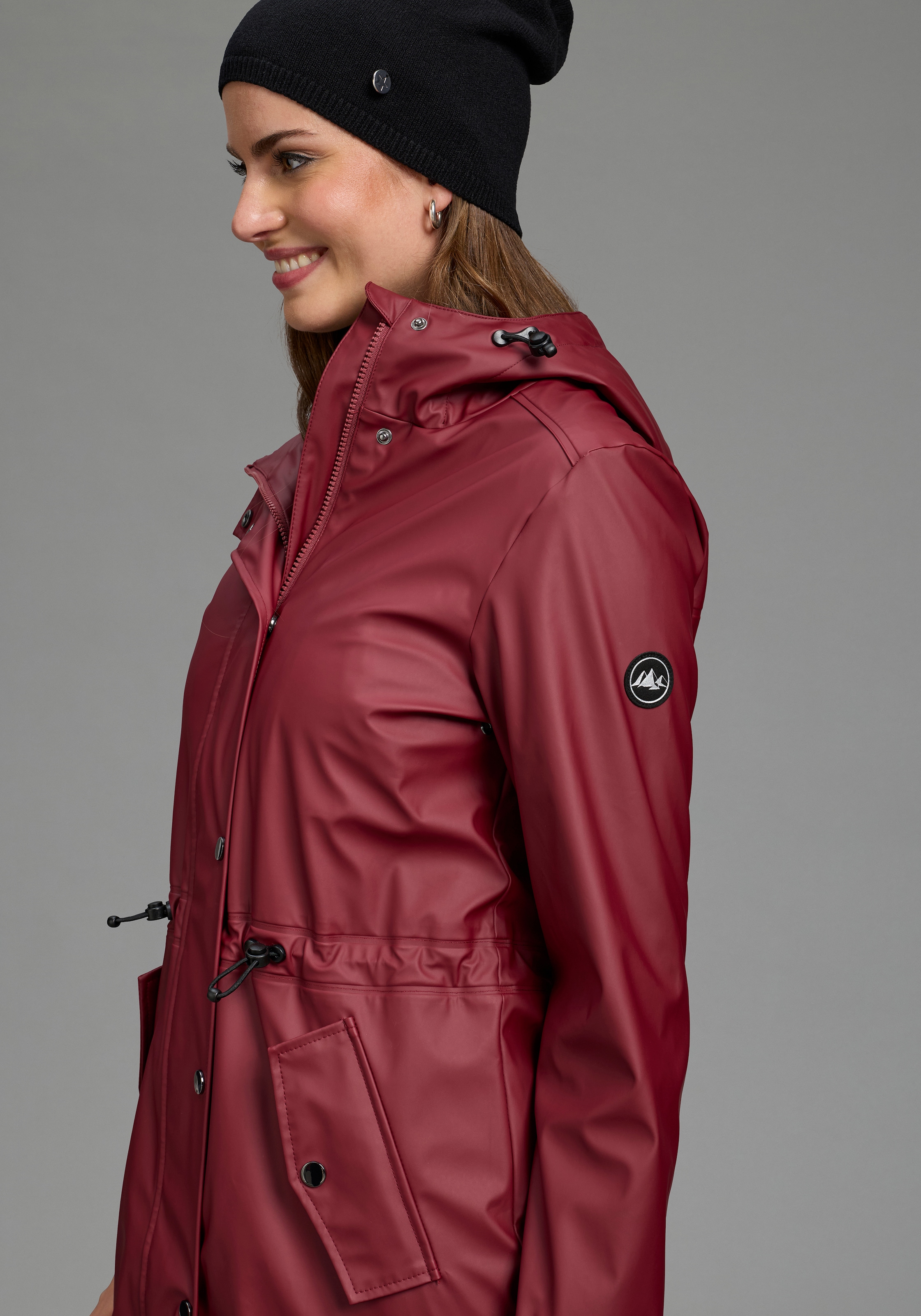 Polarino Regenjacke mit Kapuze