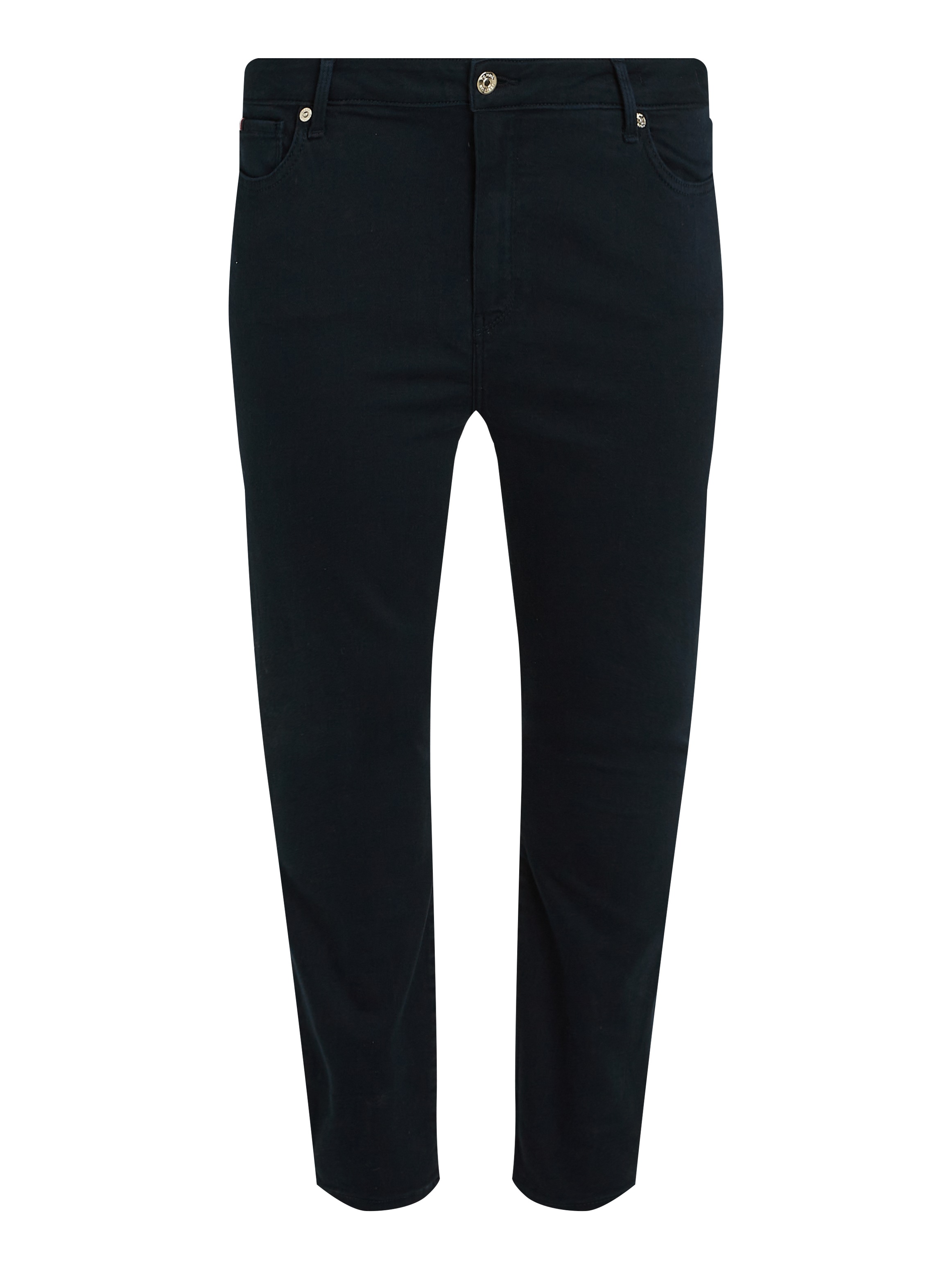 Tommy Hilfiger Curve Skinny-fit-Jeans »CRV HARLEM U SKINNY HW CLR«, in Großen Größen, Tommy Jeans Logo-Badge, stoned wash Optik