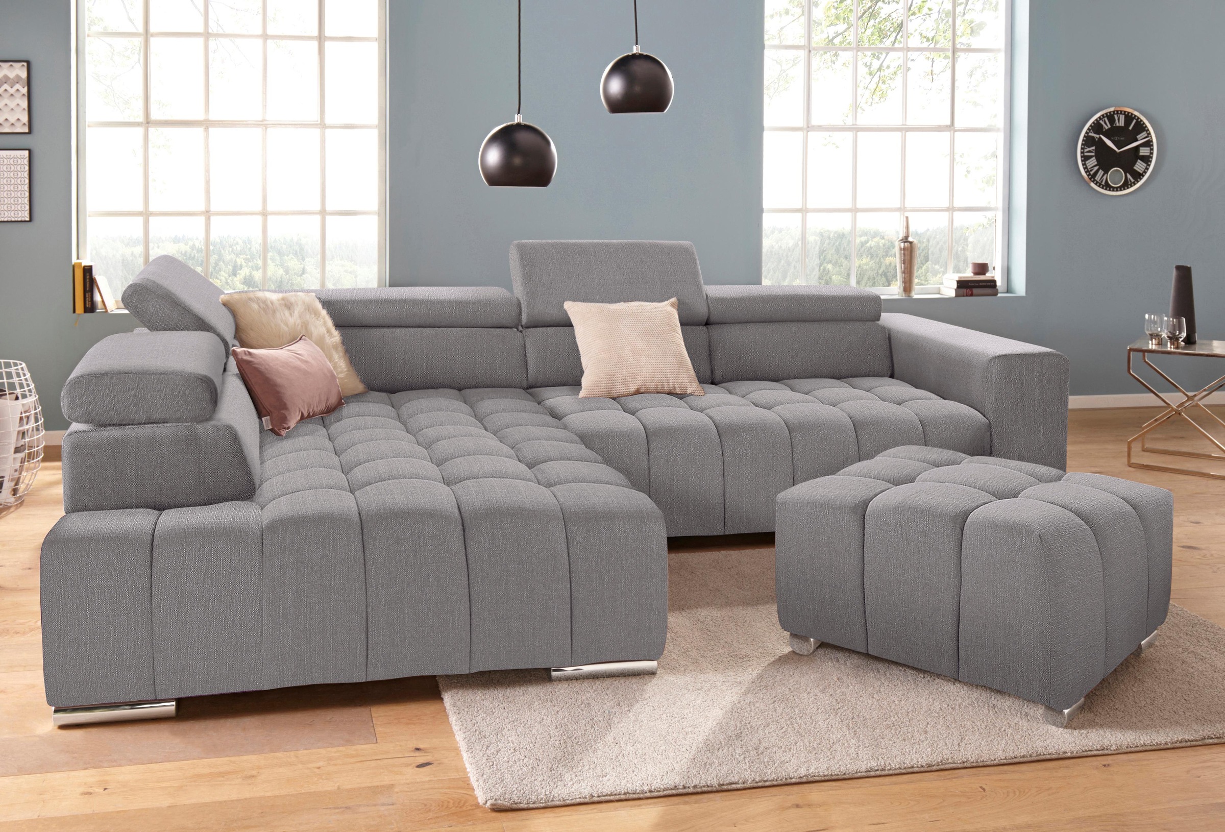 exxpo - sofa fashion Hocker »Elias hochwertig und elegant, mit tollem Sitzkomfort«
