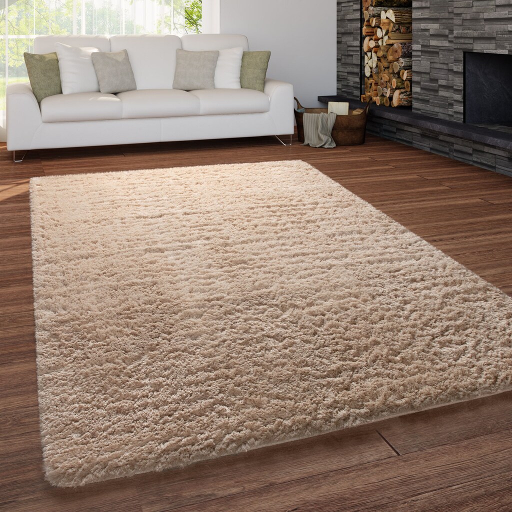 Paco Home Hochflor-Teppich »Wanda 245«, rechteckig