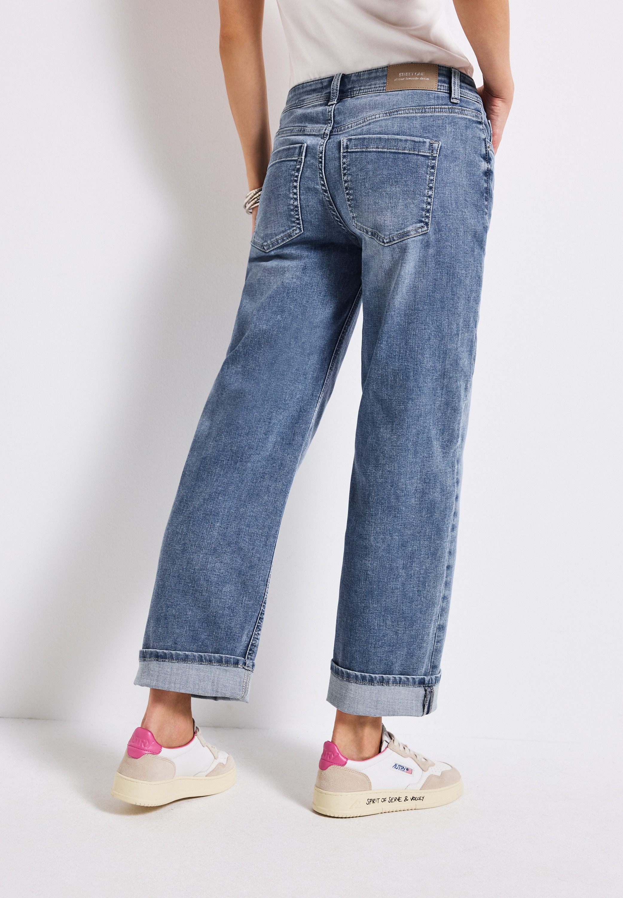 STREET ONE Straight-Jeans »Style QR Denim Straight«, im 5-Pocket-Style