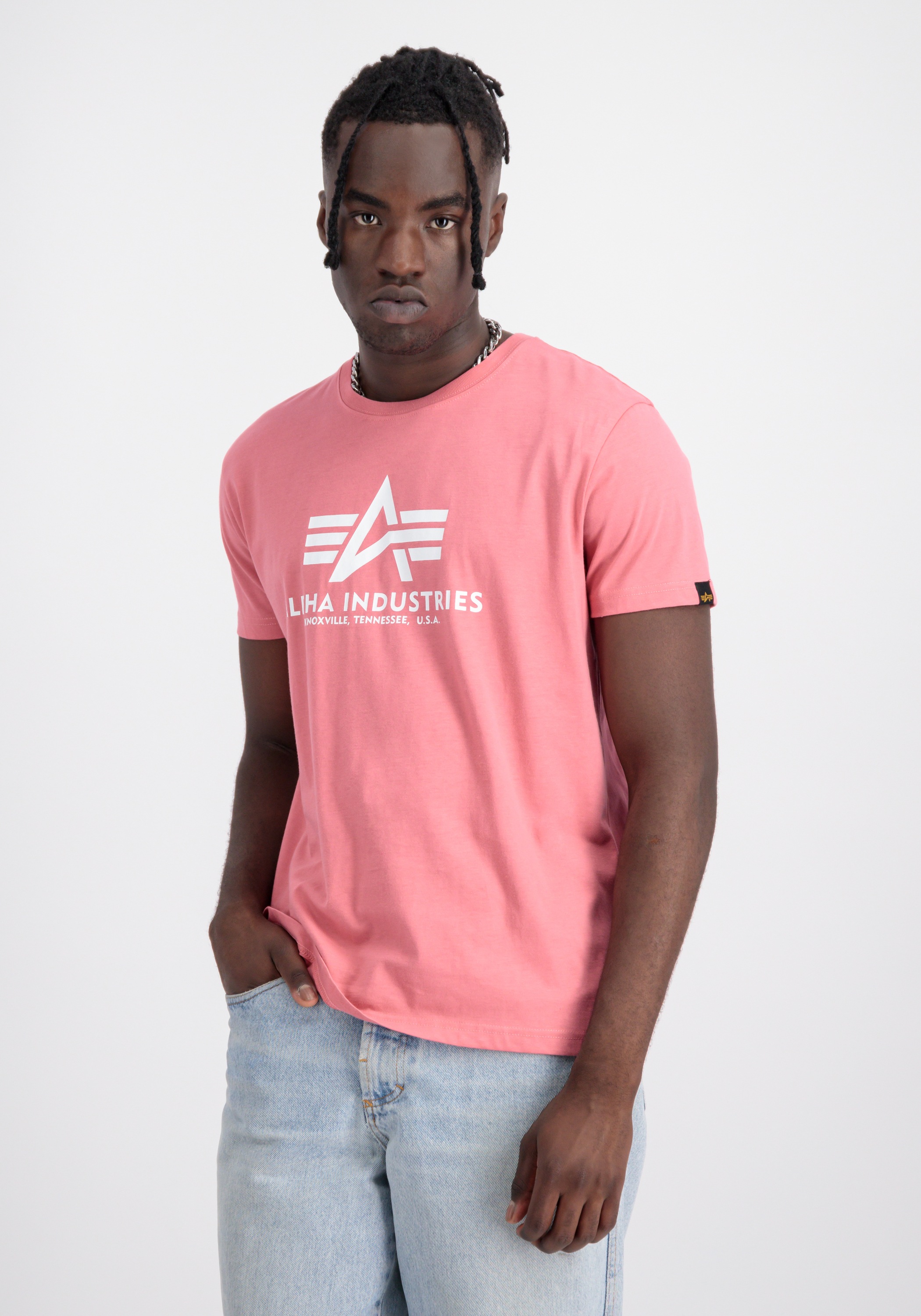 Alpha Industries T-Shirt »Alpha Industries Men - T-Shirts Basic T-Shirt BL«