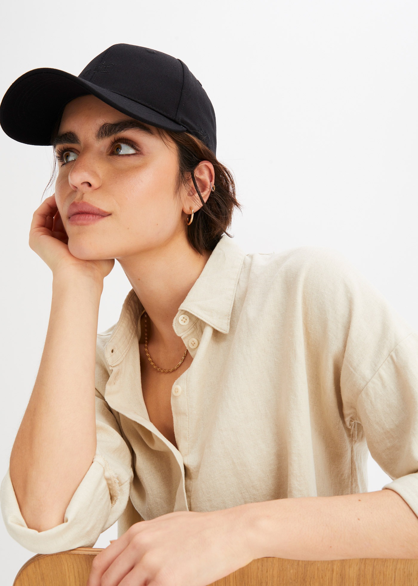 bonprix Snapback Cap »Cap« verstellbare Passform, aus Baumwolle