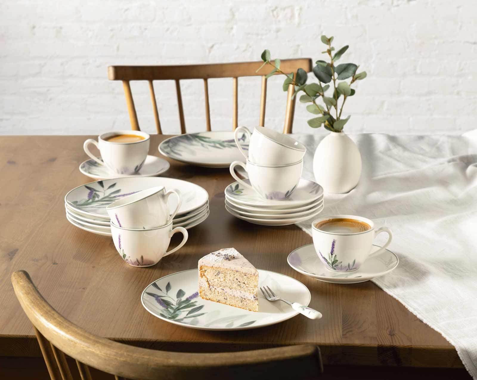 Seltmann Weiden Geschirr-Set »Teller-Set Savona Provence 18er Set bunt-beige« Spülmaschinenfest, Mikrowellensicher, Ofenfest