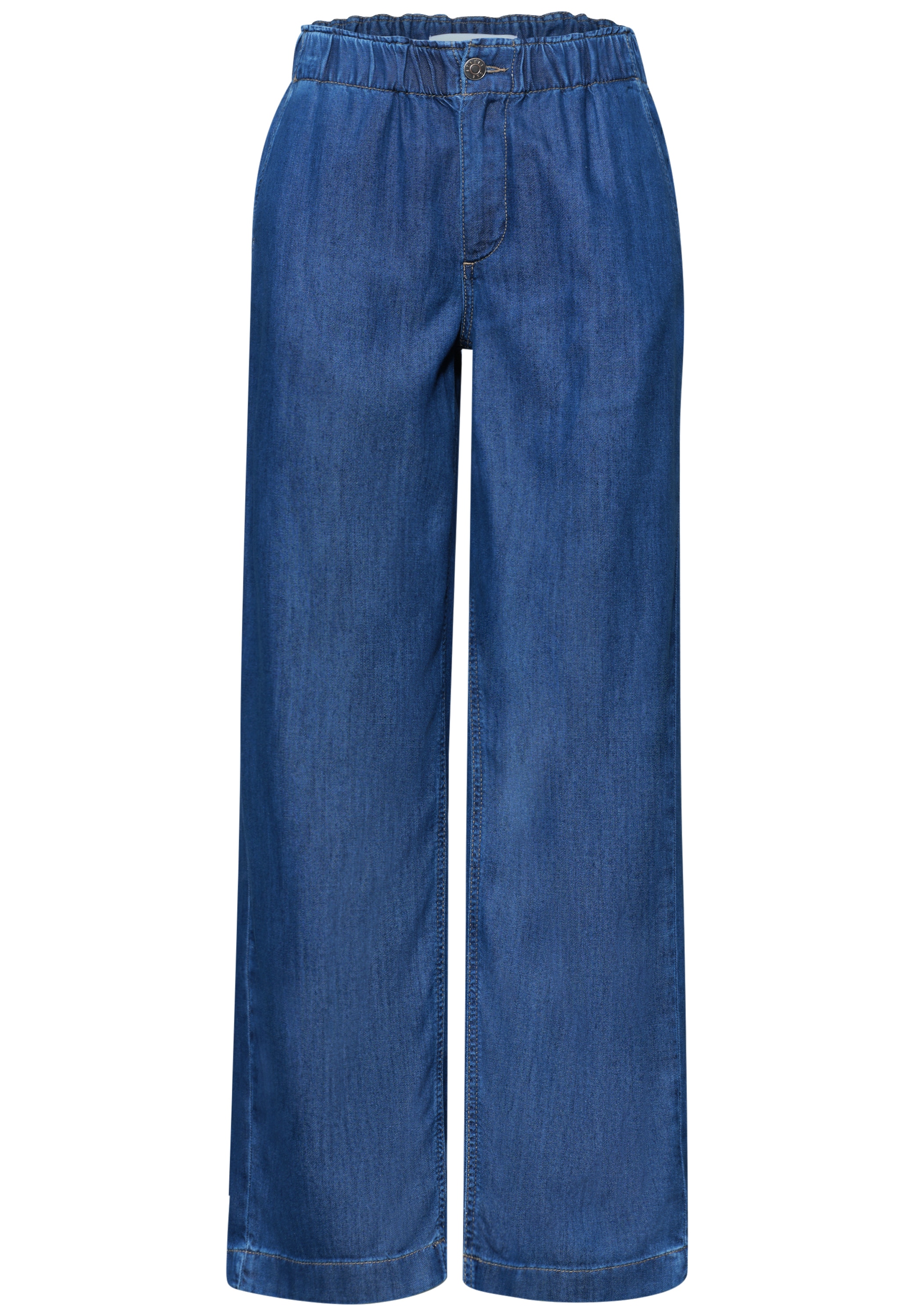 STREET ONE Weite Jeans »Style Emee« mit Paperbag-Bund