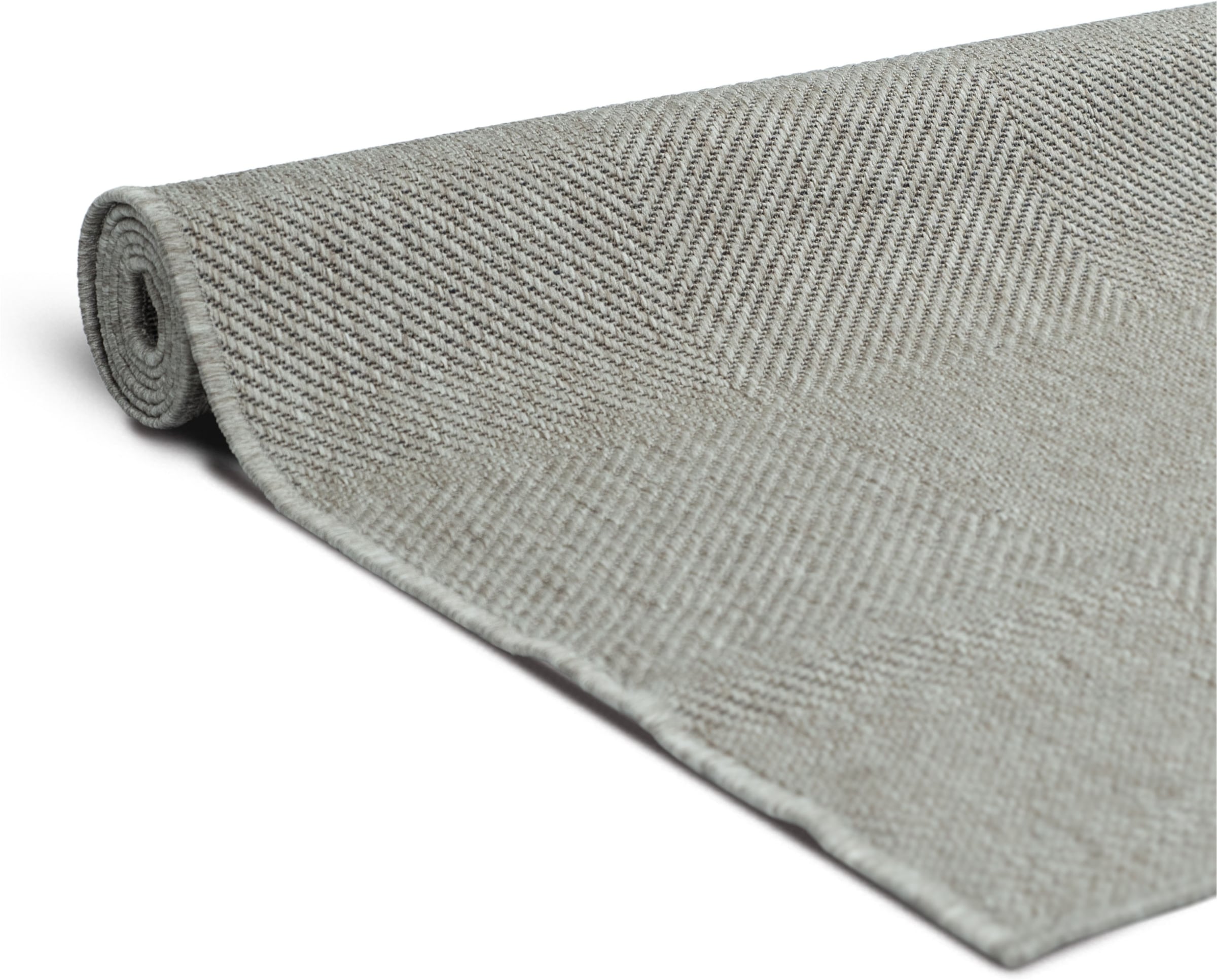 OTTO home Teppich »Anna, auch als Läufer erhältlich« rechteckig 3 mm Höhe In- und Outdoor geeignet, Sisal-Optik, Wetterfest & UV-beständig