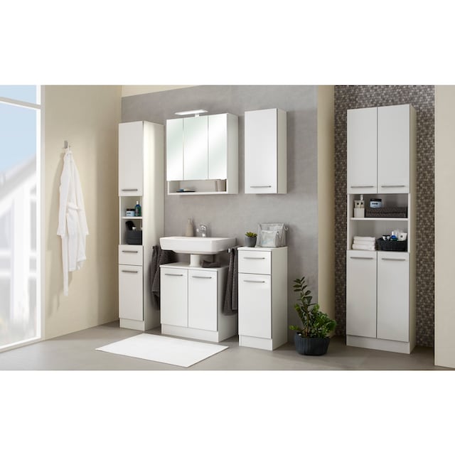 PELIPAL Waschbeckenunterschrank »Quickset 953«, Breite 60 cm, Badschrank  mit Sockel und Siphonausschnitt online kaufen | mit 3 Jahren XXL Garantie