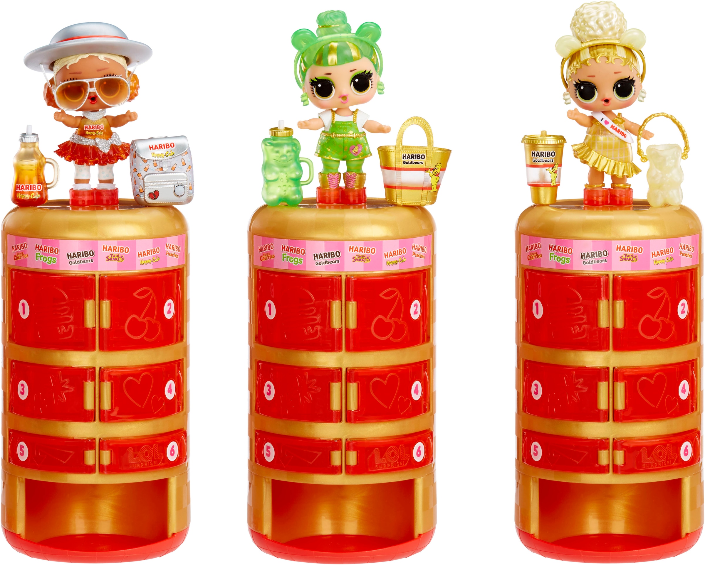 L.O.L. SURPRISE! Anziehpuppe »L.O.L. Surprise Loves Mini Sweets X Haribo Vending Machine«, sortierte Lieferung