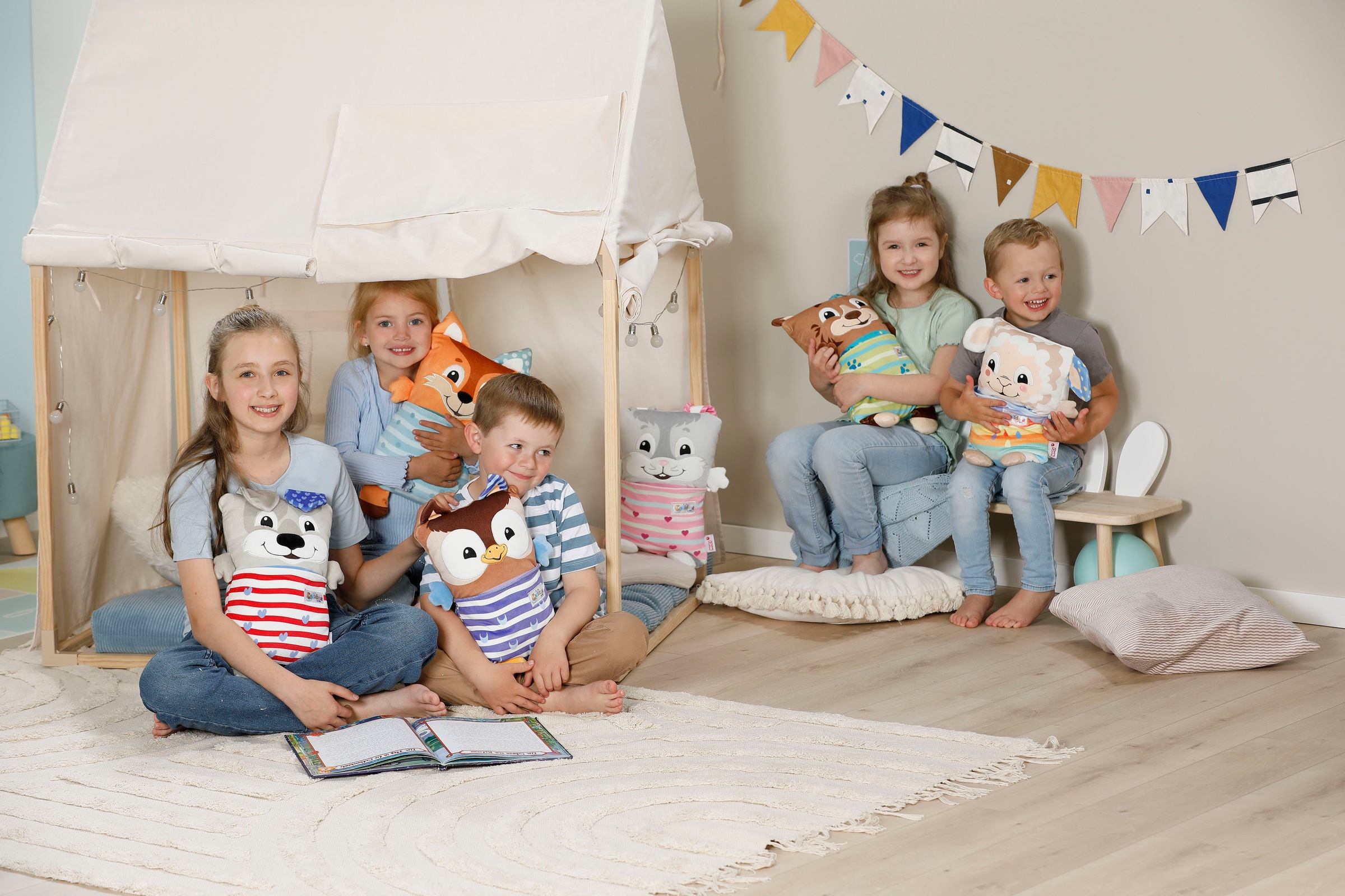 Nici Kuscheltier »Cosidoos, mit Wendefunktion 30x20 cm«