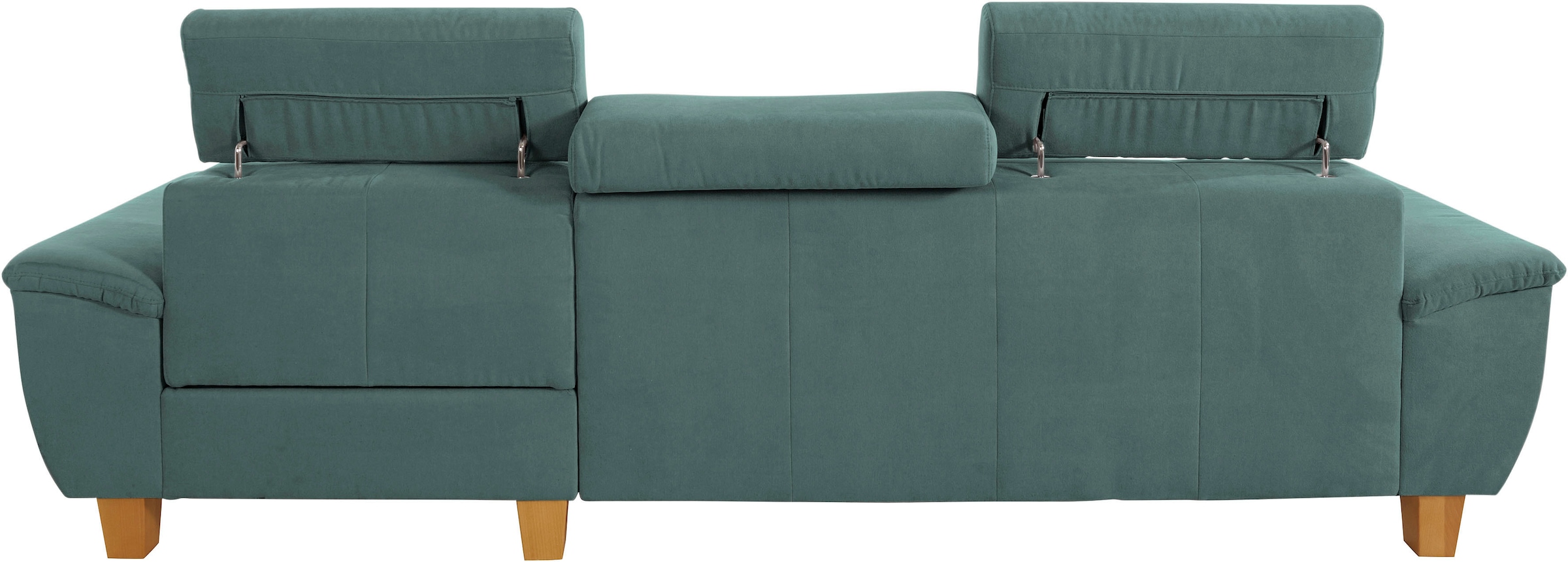 exxpo - sofa fashion Ecksofa »Enya, aufwendige Detailverarbeitung, hoher Sitzkomfort, bequem, L-Form«, inkl. Kopfteilverstellung, wahlweise mit Bettfunktion und Bettkasten
