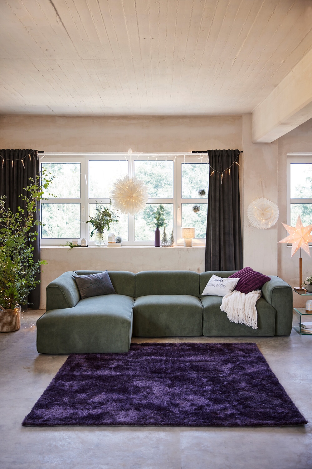 Bruno Banani Teppich »Dana Teppich, besonders weich und kuschelig, Kundenliebling«, rechteckig, 30 mm Höhe, uni, Mikrofaser Teppiche, Wohnzimmer, Schlafzimmer, Esszimmer