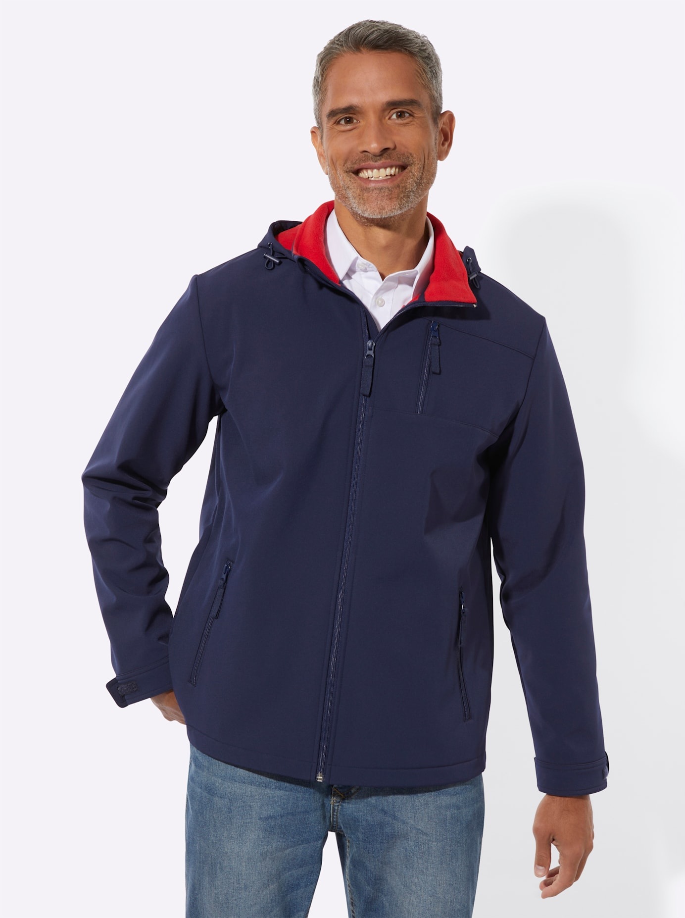 Classic Softshelljacke mit Kapuze