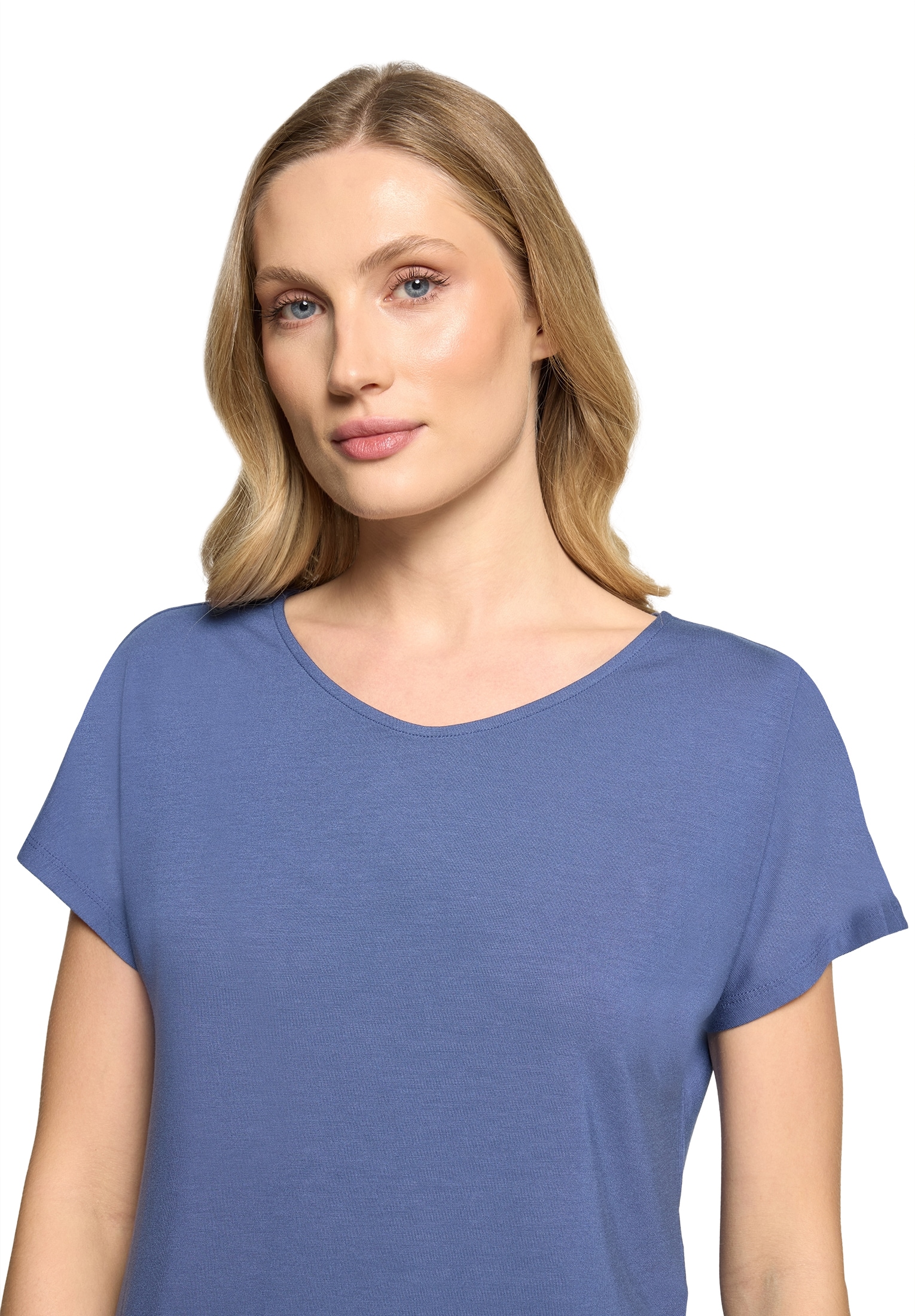 Betty Barclay Rundhalsshirt »Casual-Shirt mit V-Ausschnitt«