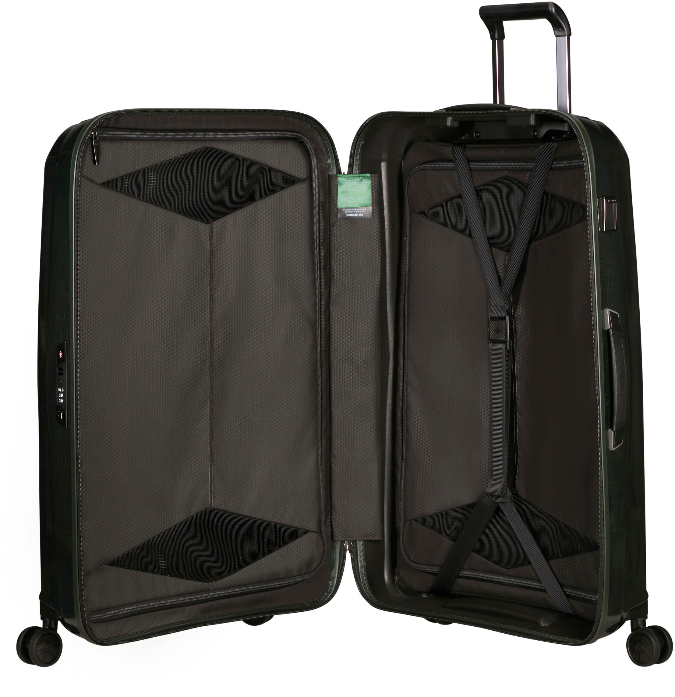 Samsonite Hartschalen-Trolley »MAJOR-LITE, verschiedene Größen und Farben«, 4 Rollen, Reisekoffer Volumenerweiterung bei S Reisegepäck Made in Europe