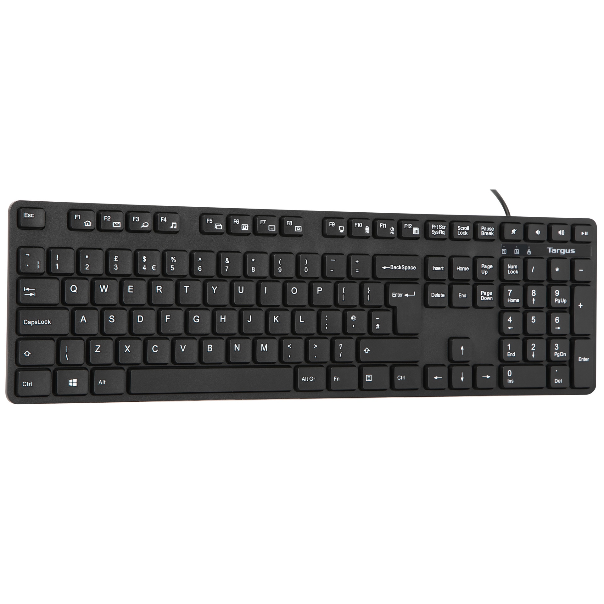 Targus USB-Tastatur »Antimicrobial USB Wired Keyboard - UK Layout«