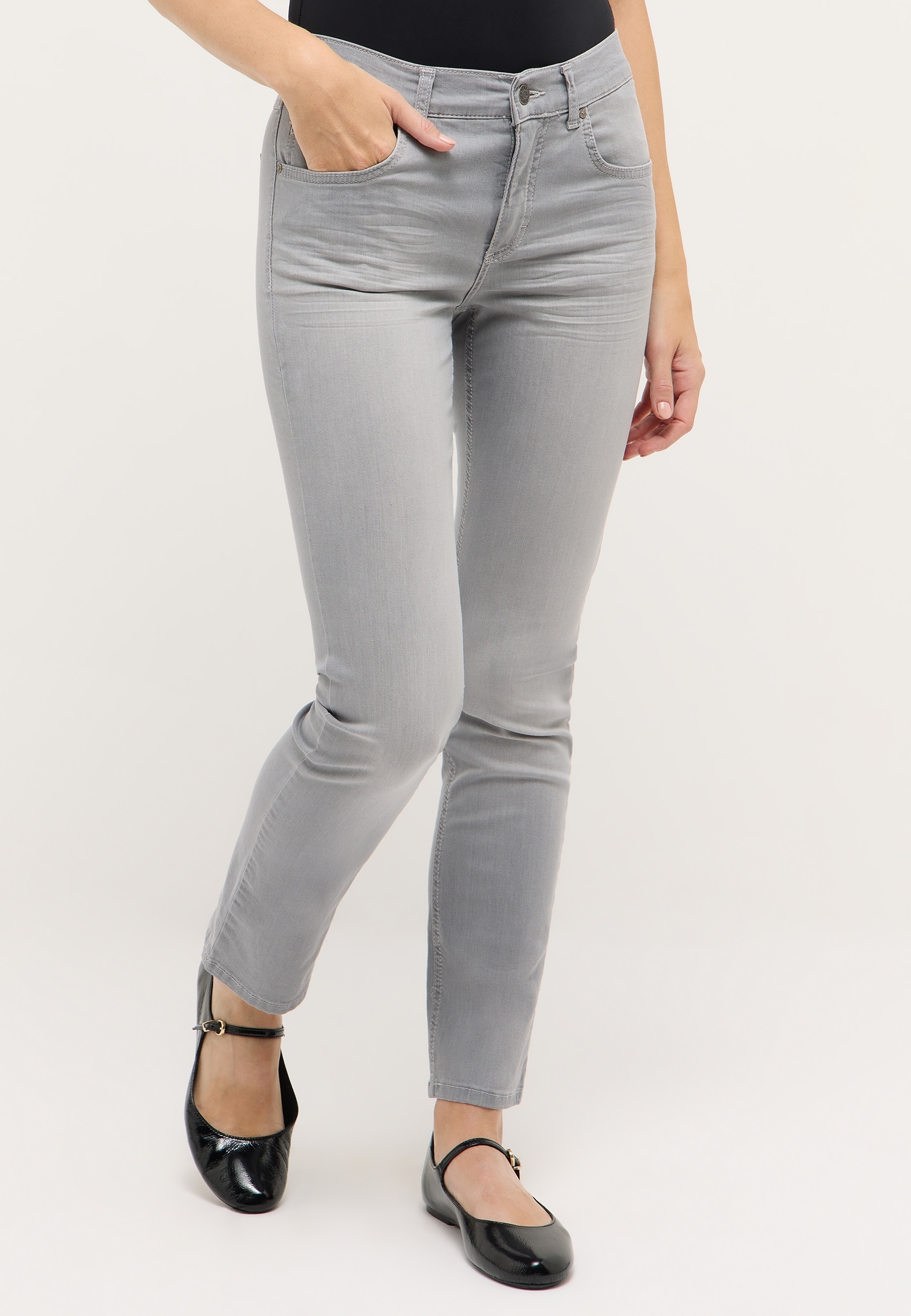 ANGELS Straight-Jeans »CICI« in Slim Fit-Passform