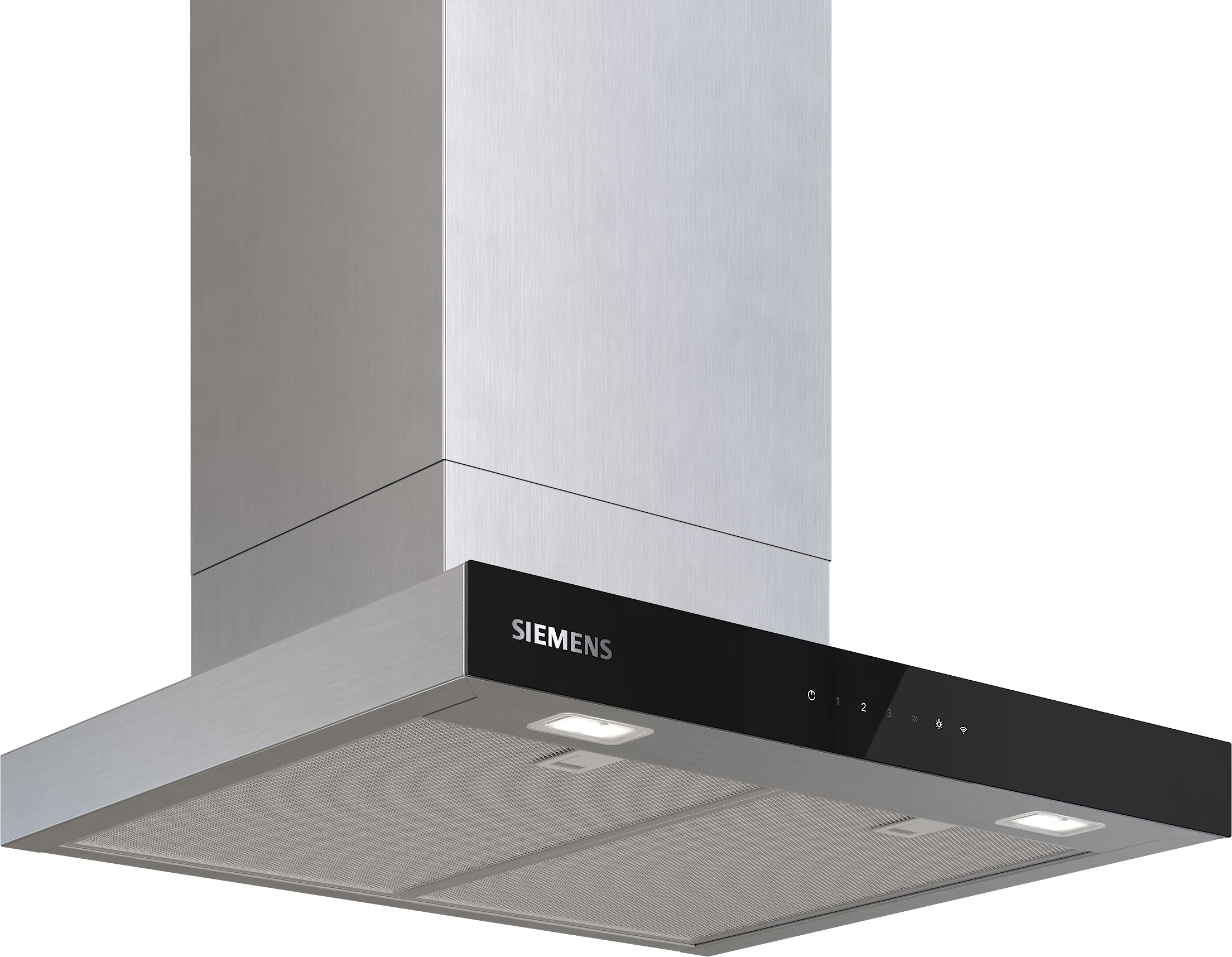 SIEMENS Wandhaube "LC67BDN30" Serie iQ500 Leiser iQdrive-Motor & intelligente Dunstabzugsautomatik