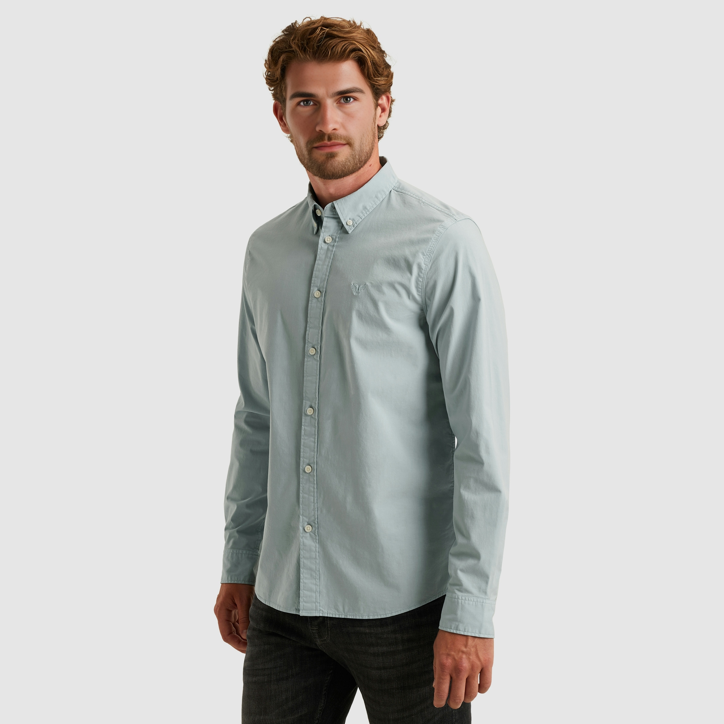 PME LEGEND Langarmhemd mit Manschetten