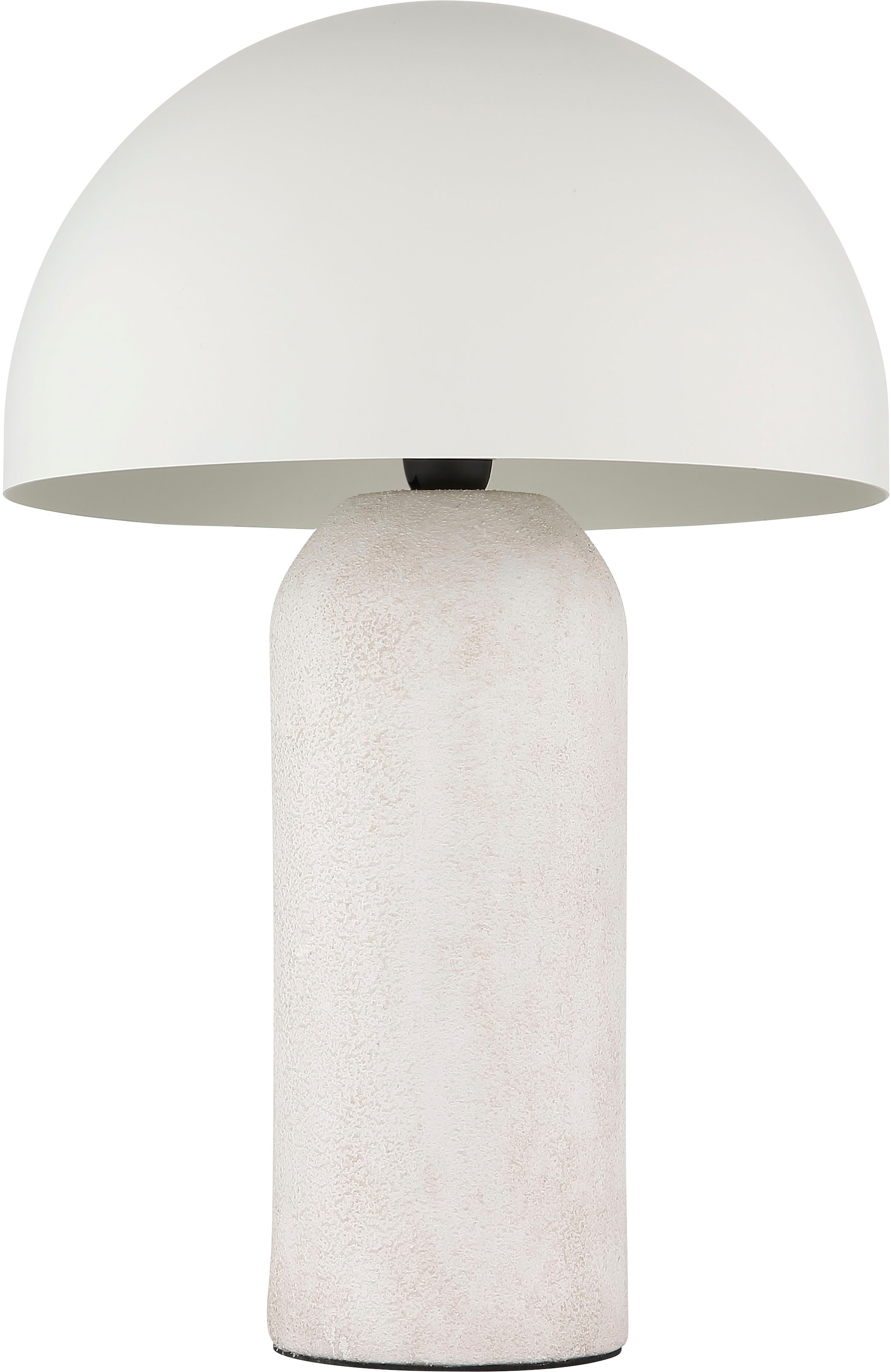 homsy by Ana Johnson Tischleuchte »LUMEVA Pilz Lampe« E14 warmweiß - kaltweiß Keramik, Pilzleuchte, Höhe 38cm, beige, Metall, E14 Fassung