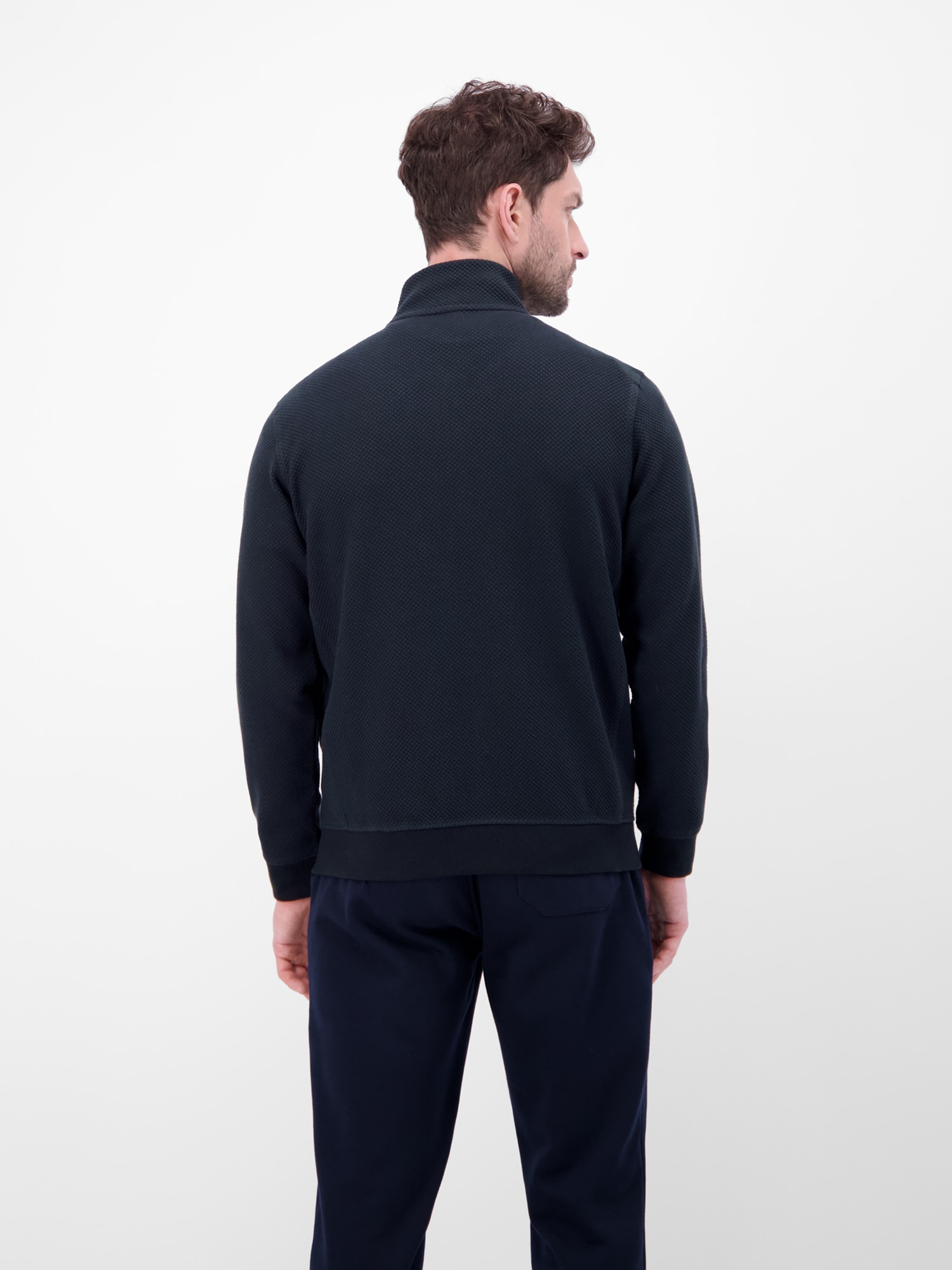 LERROS Sweatjacke »Sweatjacke aus flexiblem Baumwollmischgewebe«