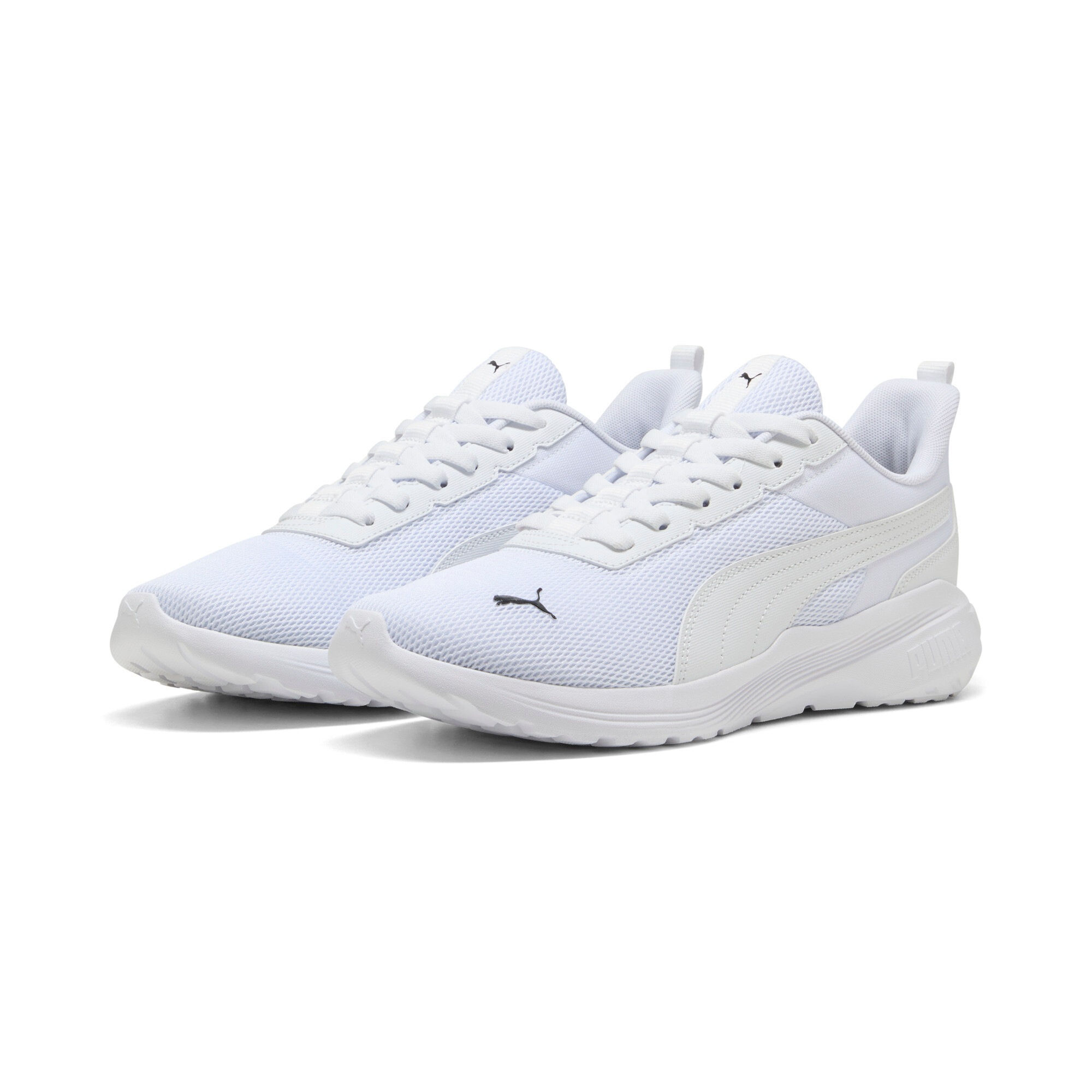 PUMA, Damen, Sneaker »ANZARUN 2 LITE SLIPTECH«, PUMA White-PUMA White-PUMA Black, 41, PUMA White-PUMA White-PUMA Black, Sneaker für sportliche 