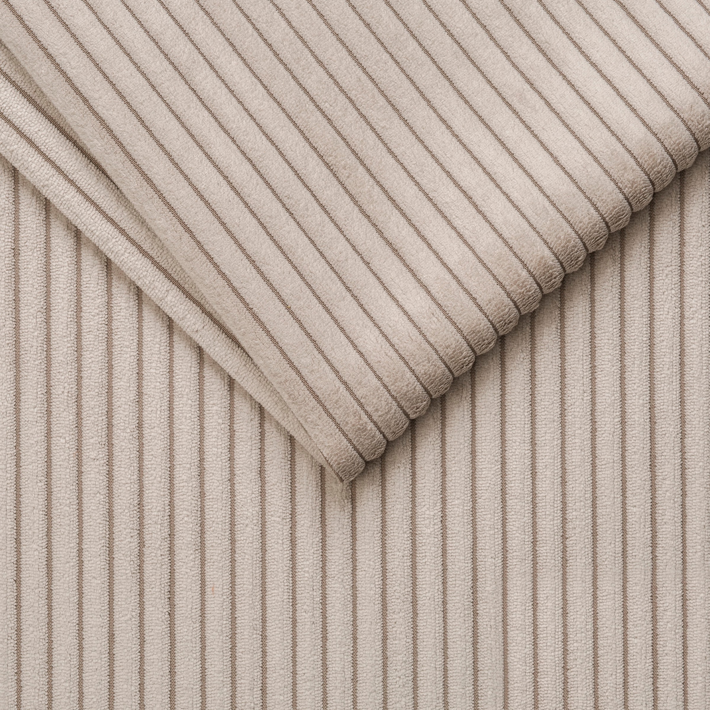Trends by HG 3-Sitzer »Landau«, in Cord-Stoff mit Metallfuß