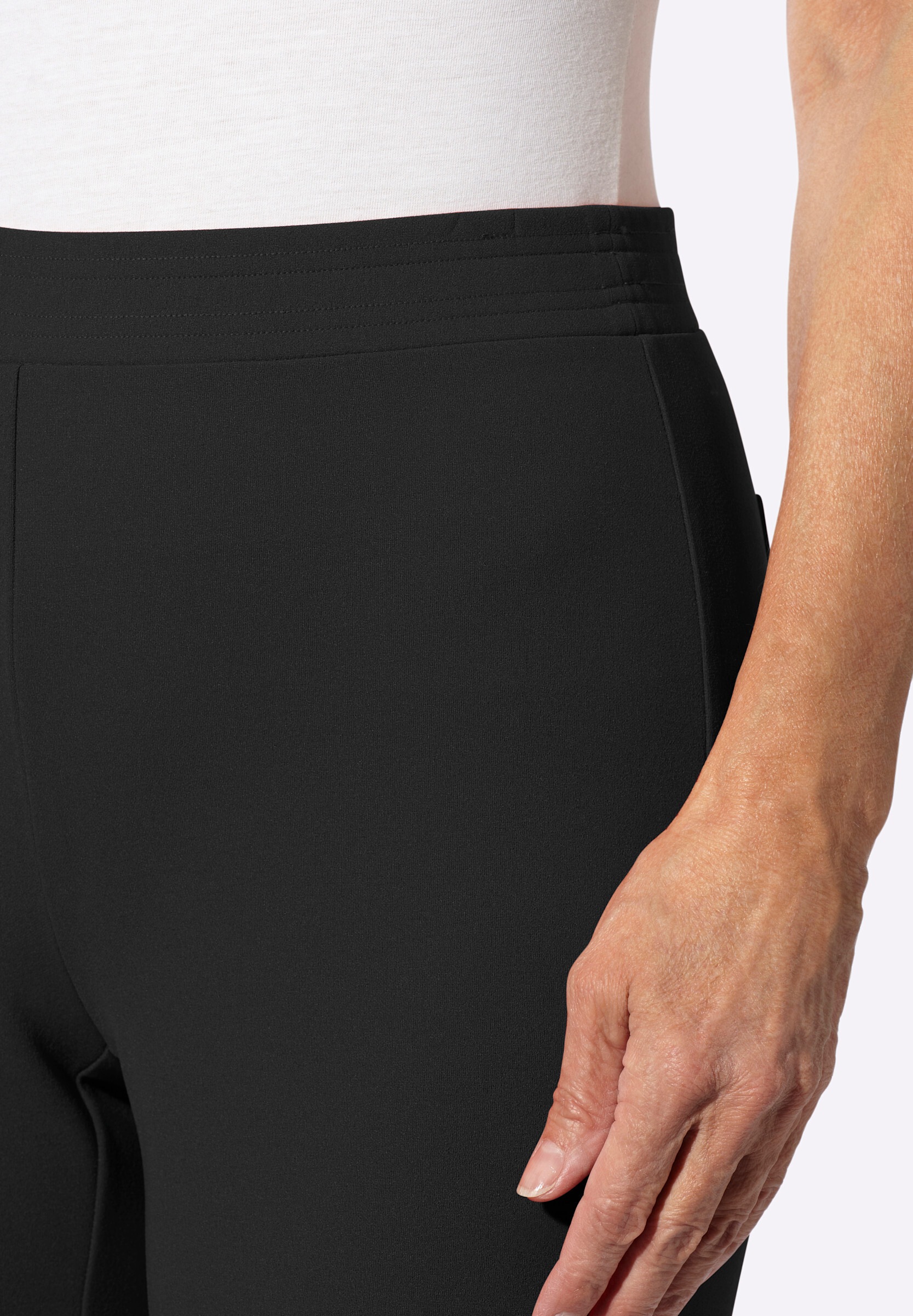 Sieh an! Schlupfhose »Hose Schlupfhose in schmaler Schnittführung«