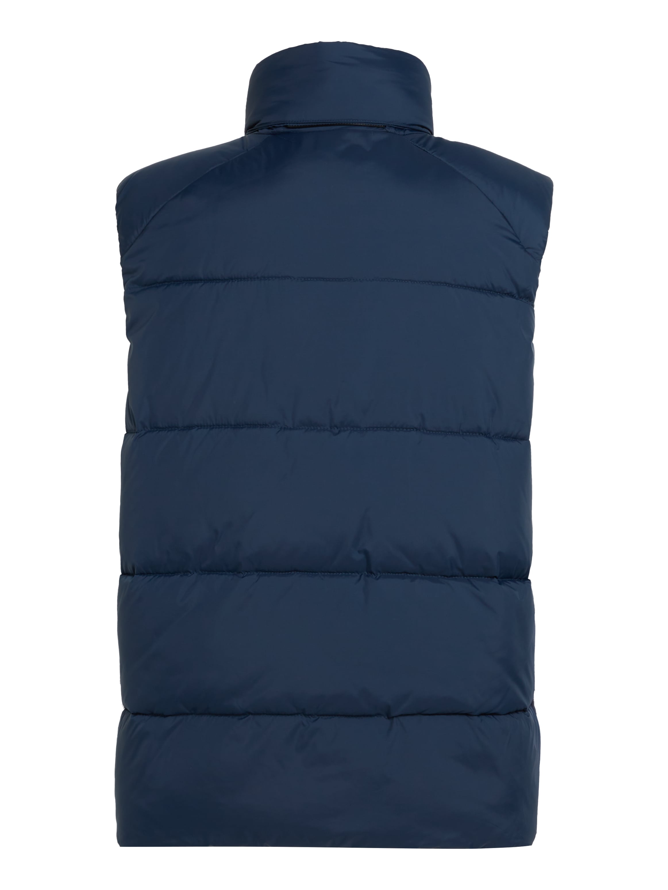 Tommy Jeans Steppweste »TJM POLY PUFFER VEST«, Kragen mit Fleece gefüttert, Markenlogo auf Brusthöhe