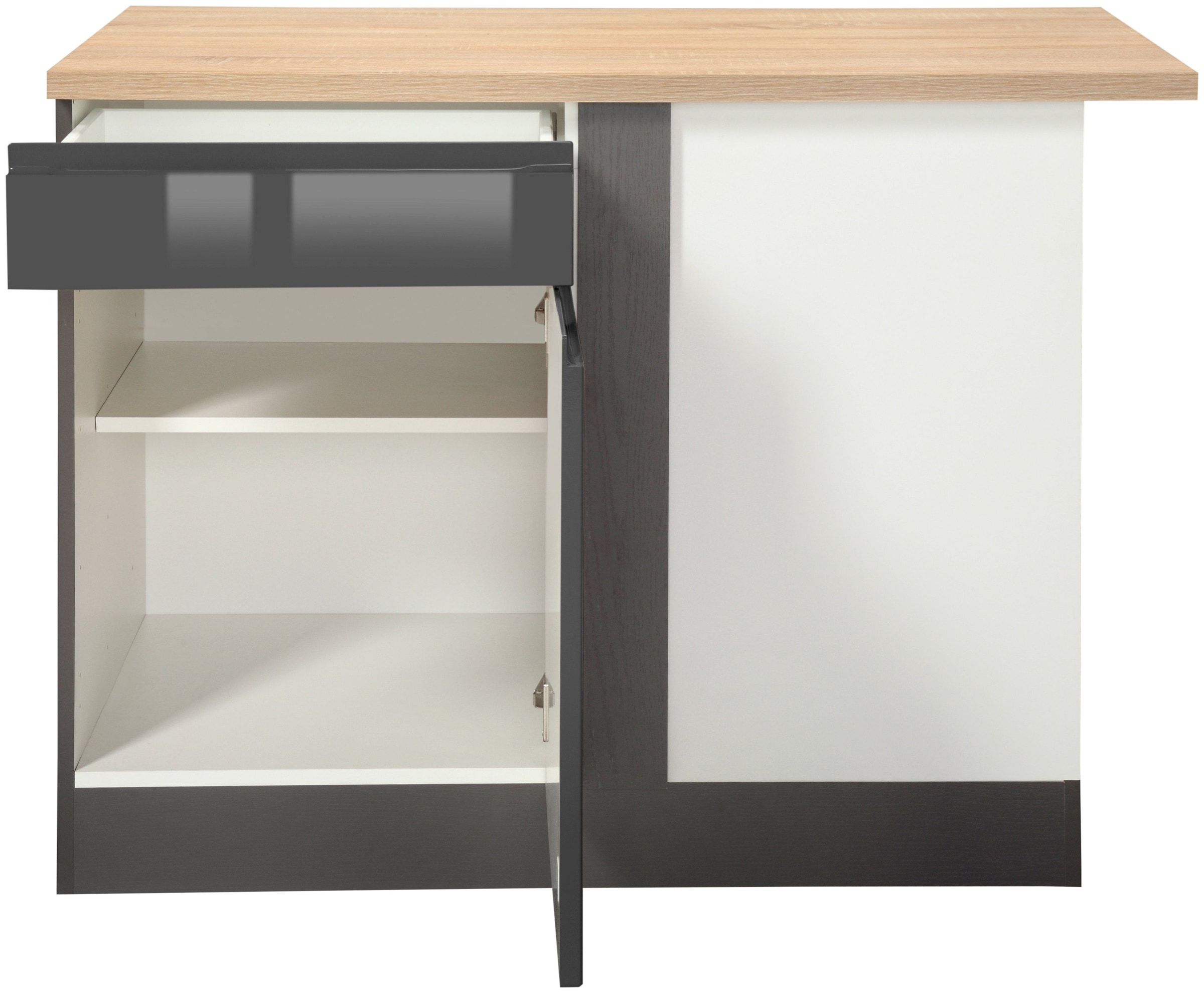 KOCHSTATION Eckunterschrank »KS-Virginia« praktischer Stauraum in der Ecke