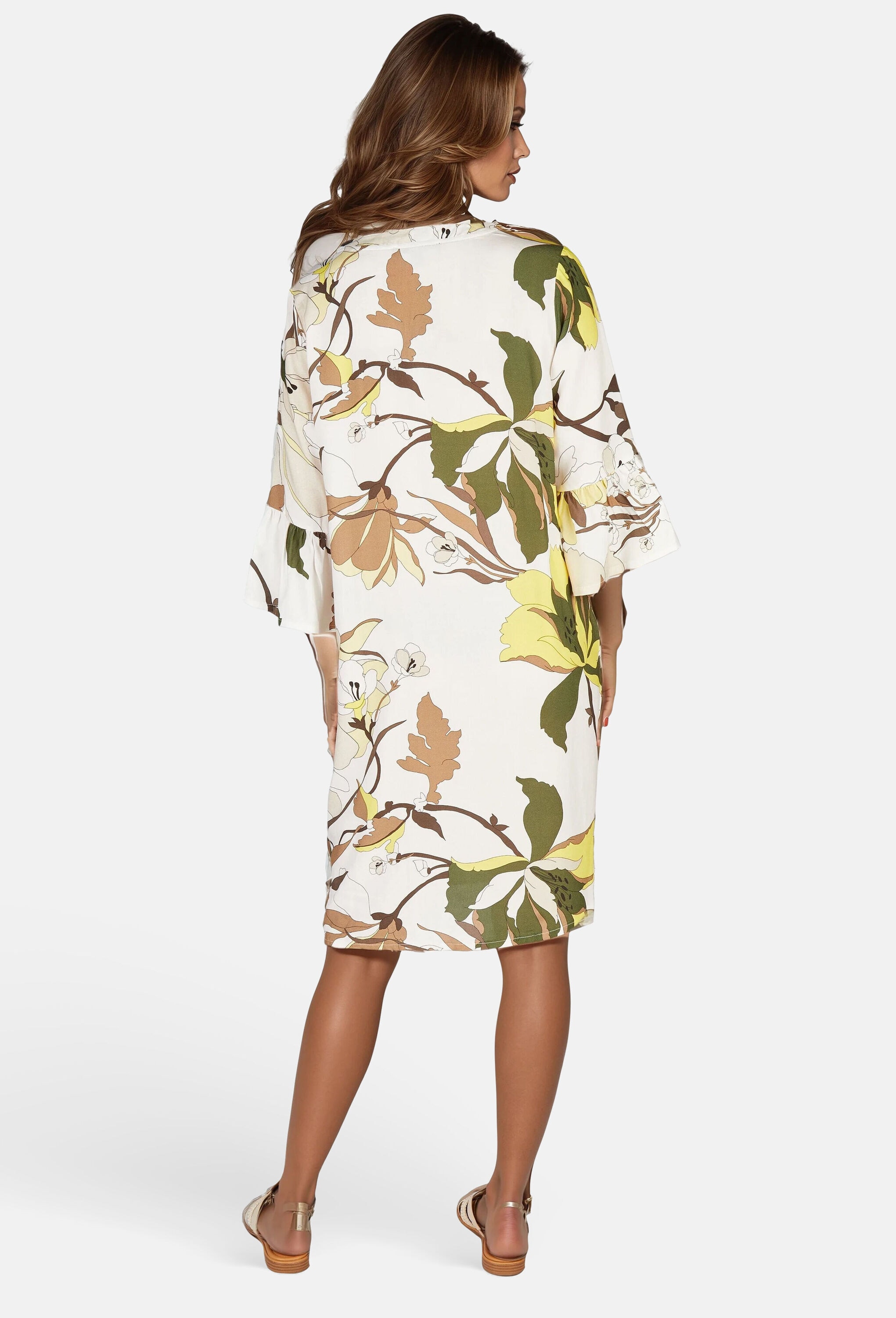 NAVIGAZIONE Blusenkleid »NAVIGAZIONE Kleid« Blumenmuster