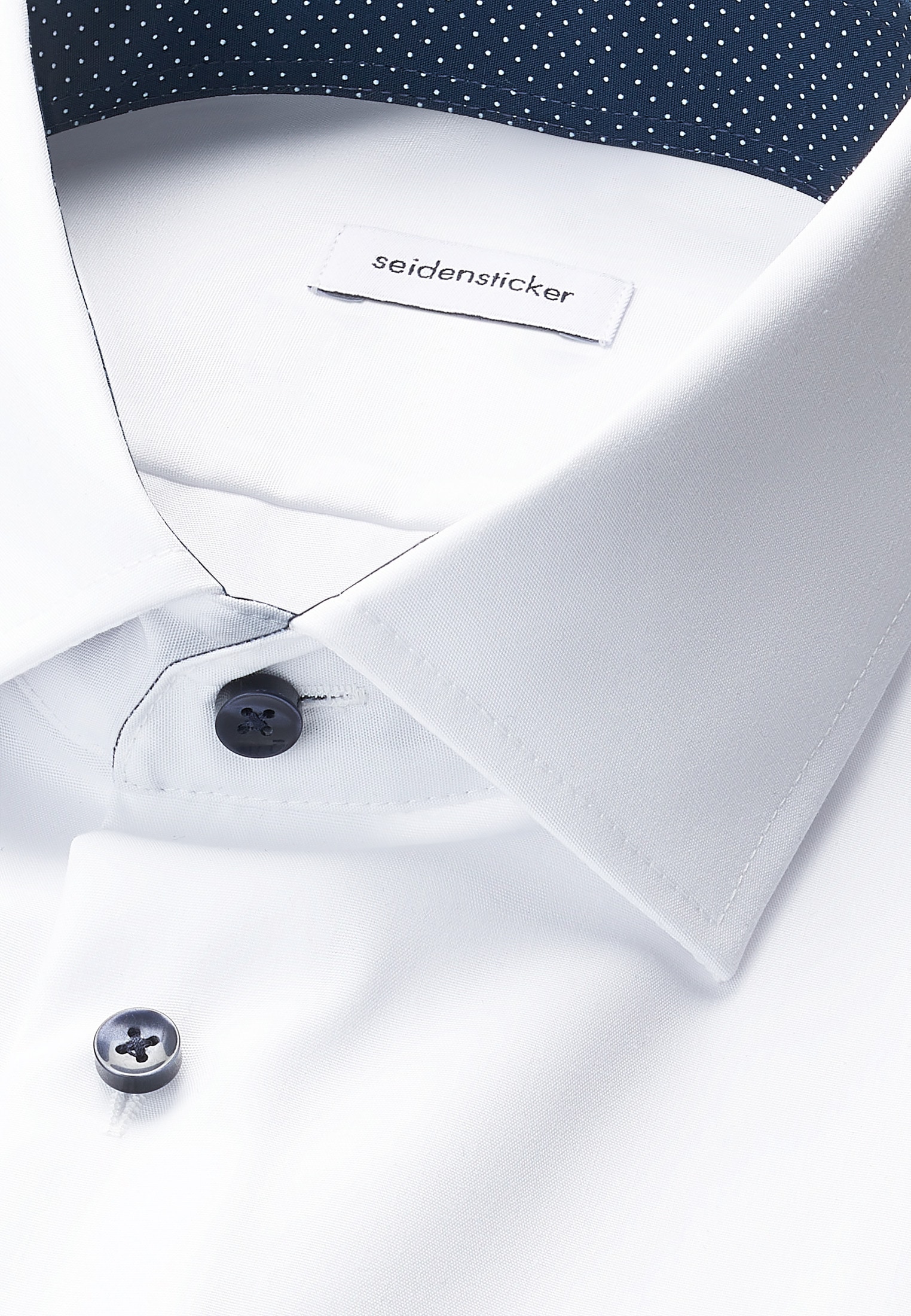 seidensticker Businesshemd »Schwarze Rose« Shaped 1/1 Kentkragen Uni