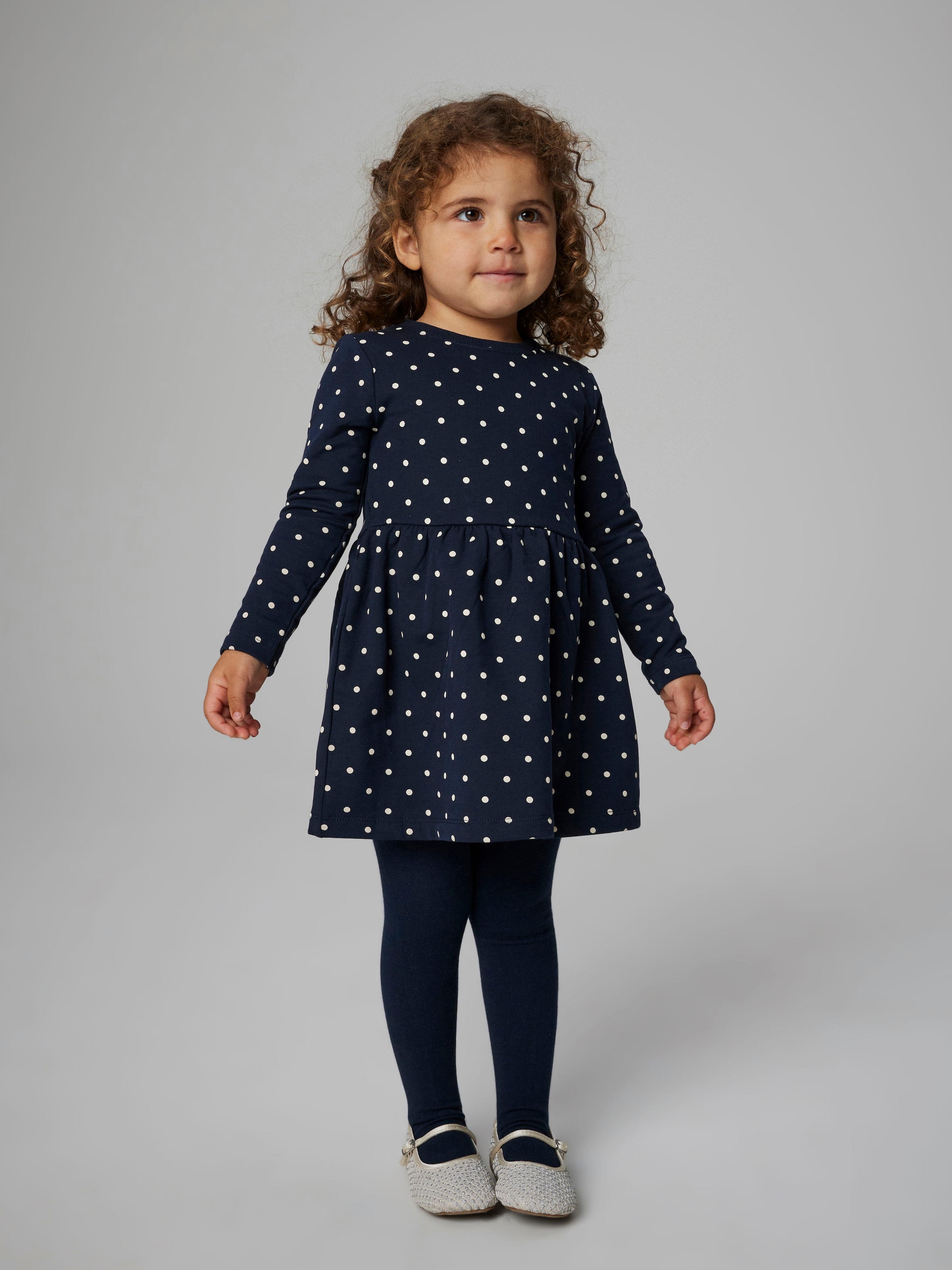 Name It Sweatkleid »NMFDAVINA LS SWEAT BRU DRESS NOOS« im tollen Alloverprint