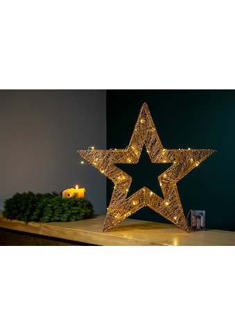 LED Stern »Weihnachtsstern, Weihnachtsdeko«, 40 flammig-flammig