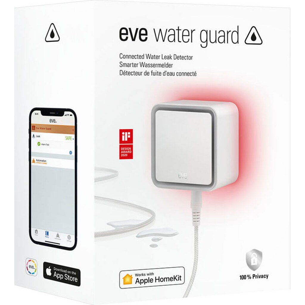 EVE Sensor »Water Guard (HomeKit)«, Mitteilungen