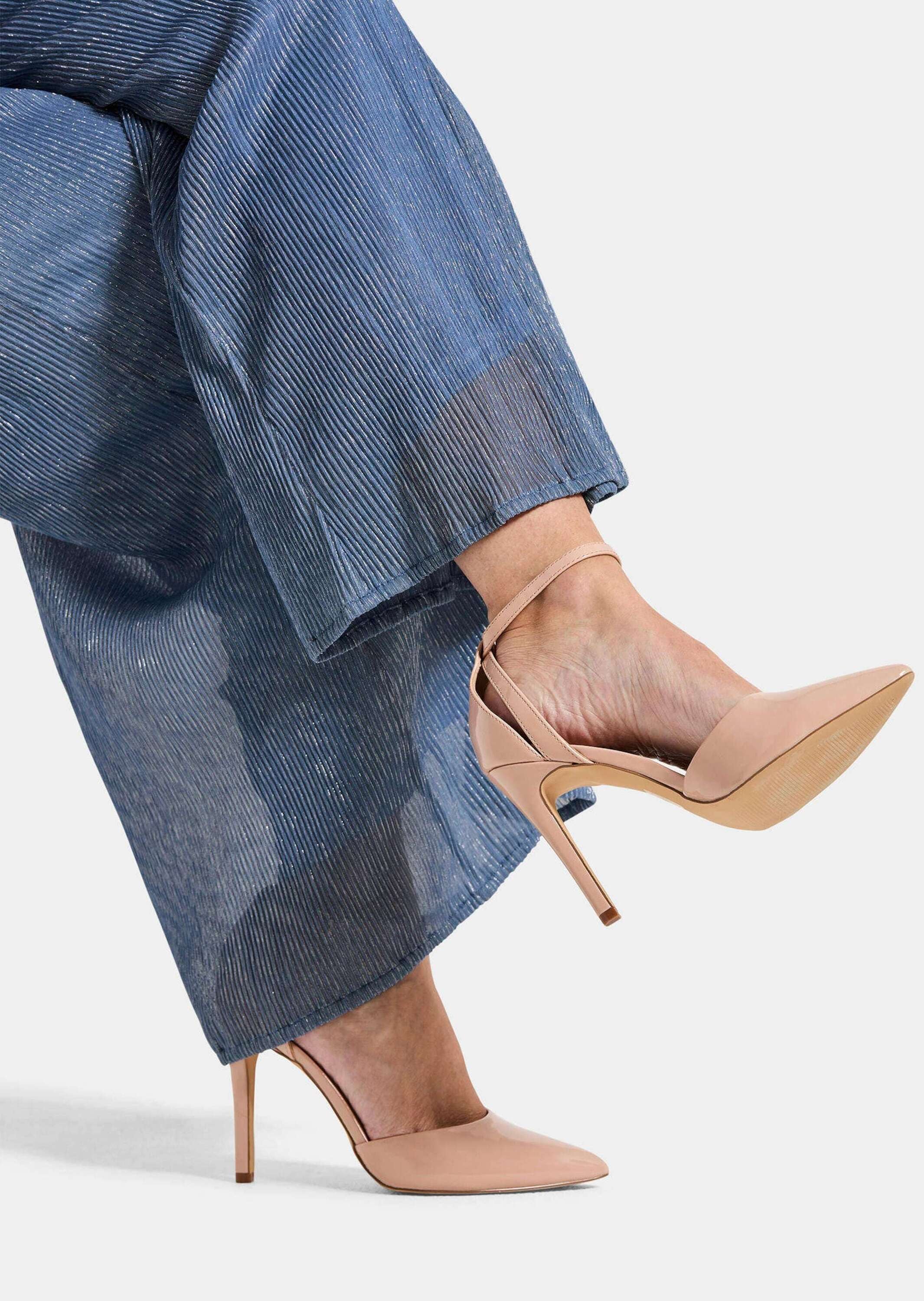 GOLDNER Schlupfhose »Kurzgröße Palazzo-Hose VERA aus Glanz-Plissee«