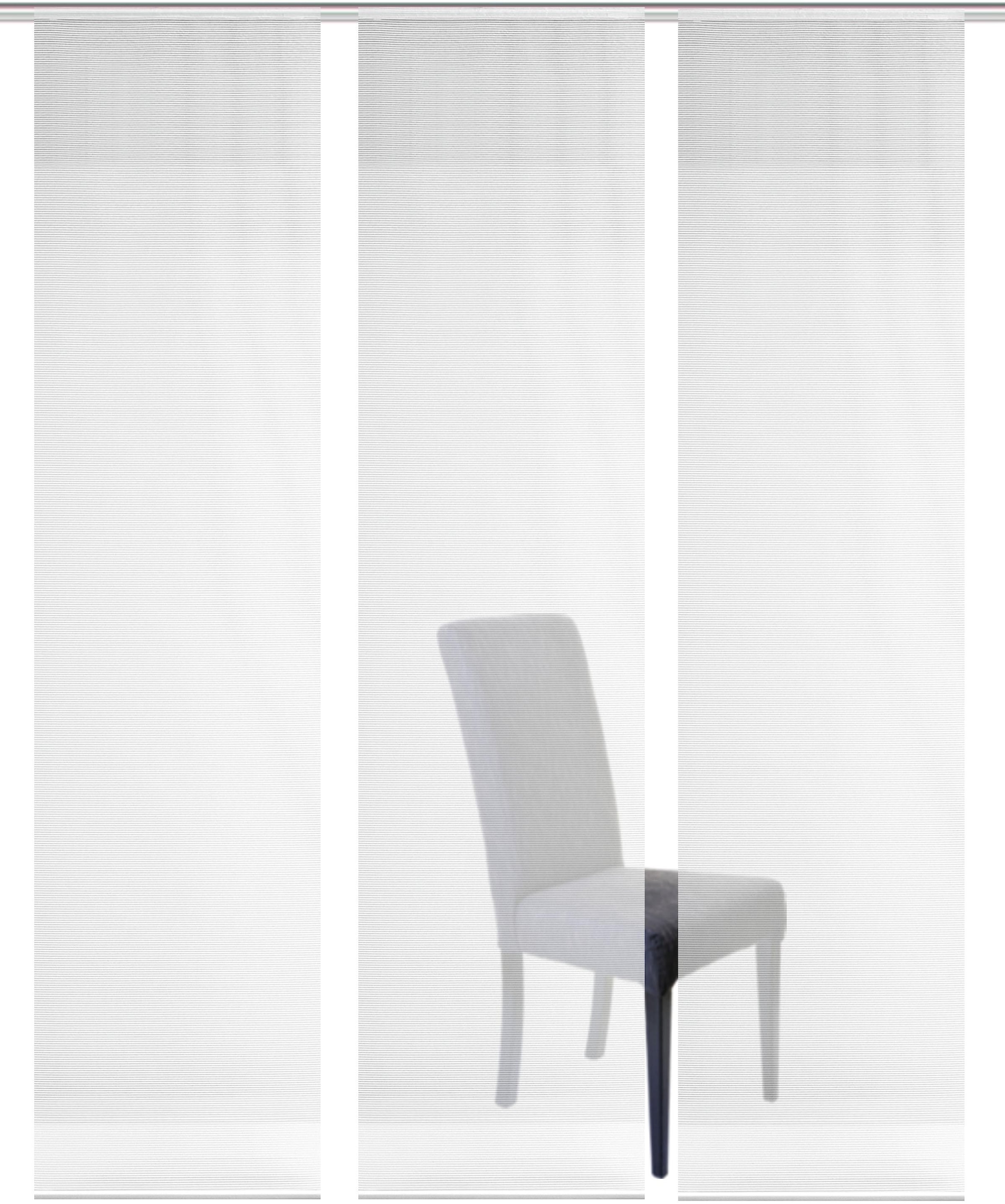 Vision S Schiebegardine »3ER SET ROM« Paneelwagen 3 Stk. tlg. HxB: 260x60, Schiebevorhang 3er Set Uni