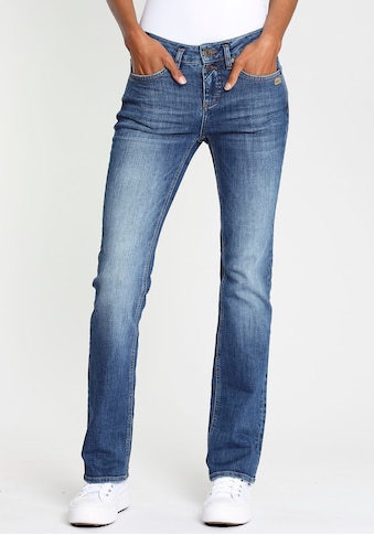 GANG Bootcut-Jeans »ELISA-GA«, mit 2-Knopf Verschluss und umgeklappter Coinpocket kaufen