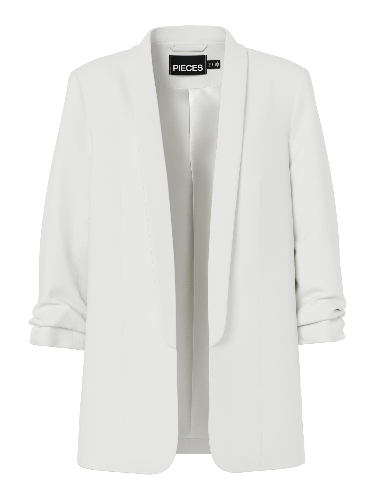 pieces Blusenblazer »PCBOSELLA 3/4 BLAZER NOOS«, mit Faltendetail am Ärmel