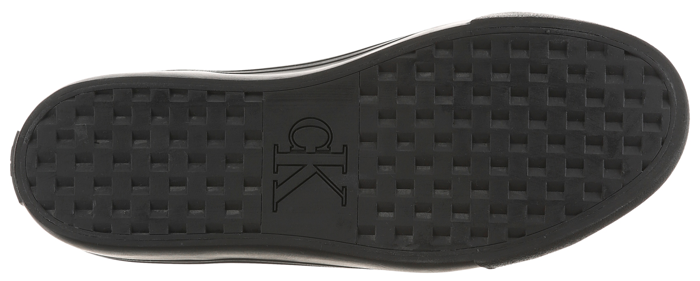 Calvin Klein Jeans Plateausneaker »VULC FLATF LACE UP LTH CK«  Schnürschuh, Halbschuh, Freizeitsneaker mit CK-Logo