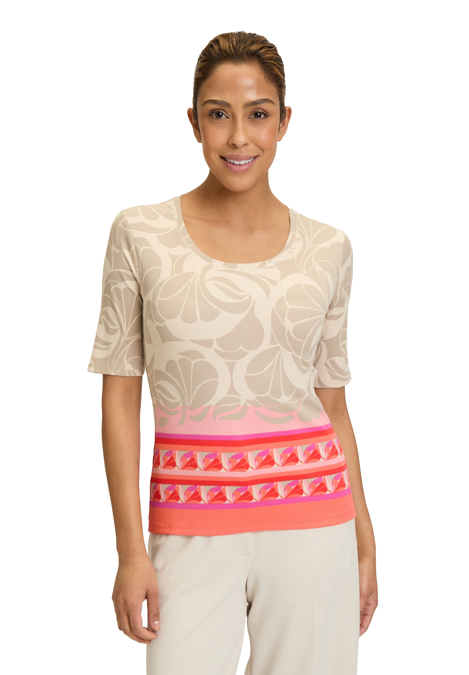 Betty Barclay T-Shirt »Basic Shirt mit Rippenstruktur«