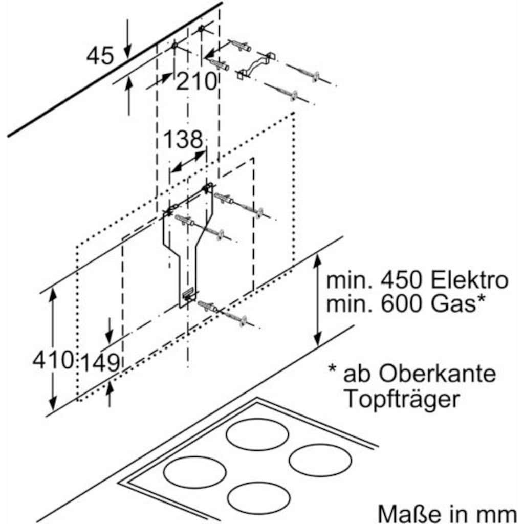 SIEMENS Kopffreihaube »LC67FQP60«, Serie iQ500