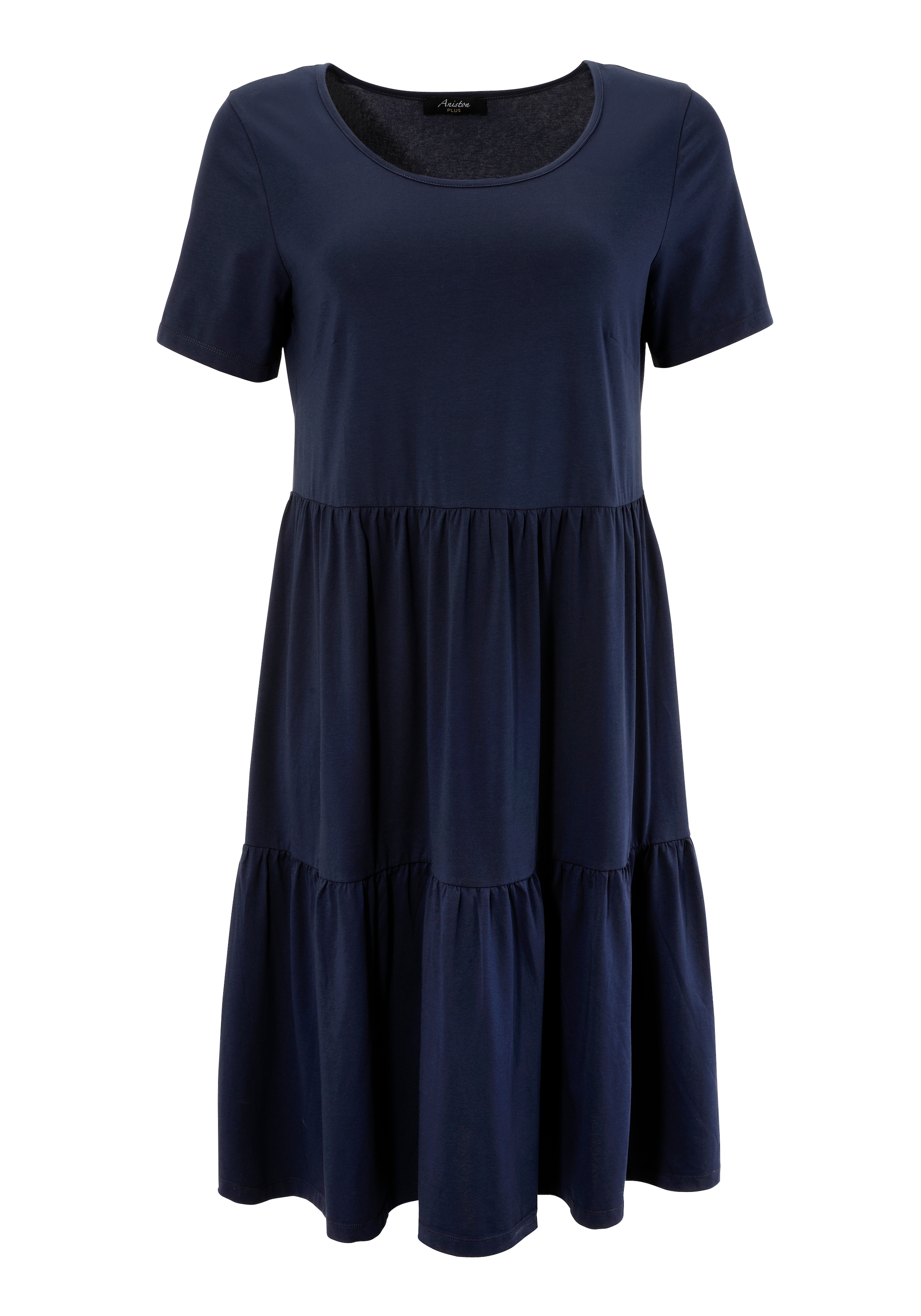 Aniston PLUS Sommerkleid, aus elastischer Jersey-Qualität- NEUE KOLLEKTION